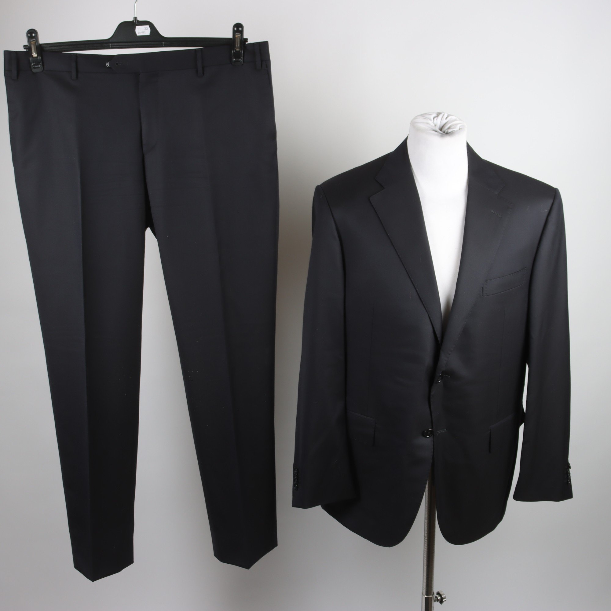 Kostym, Corneliani, blå, stl. 52