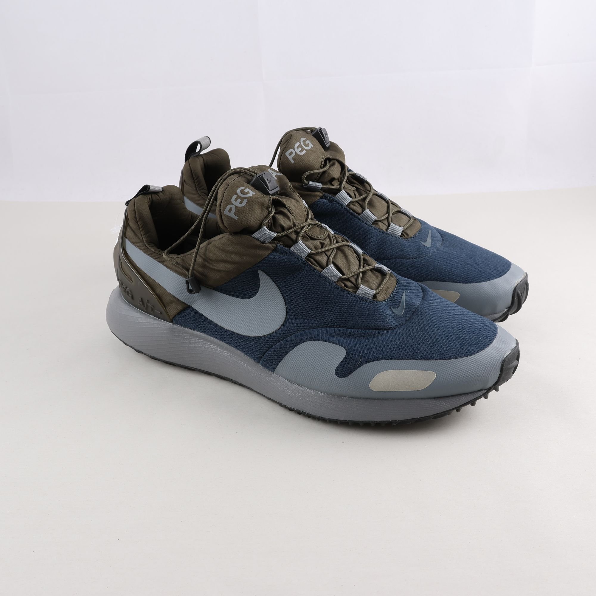 Sneakers, Nike PEG A/T, blå, grå, grön, stl. 42.5