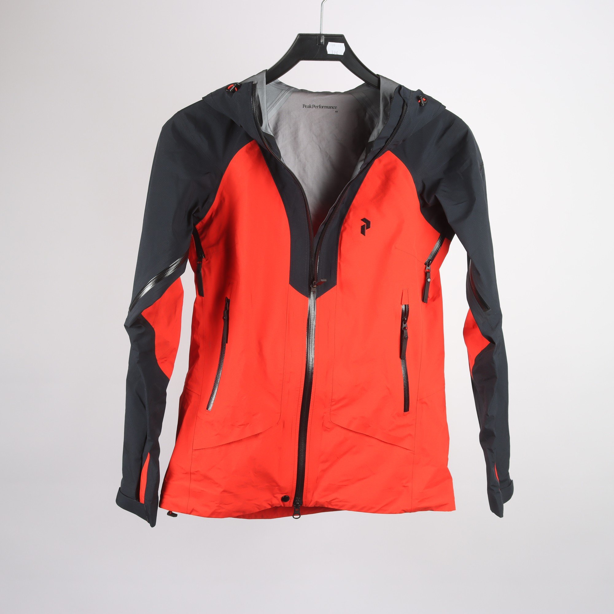 Skaljacka, PeakPerformance, svart, röd, stl. XS