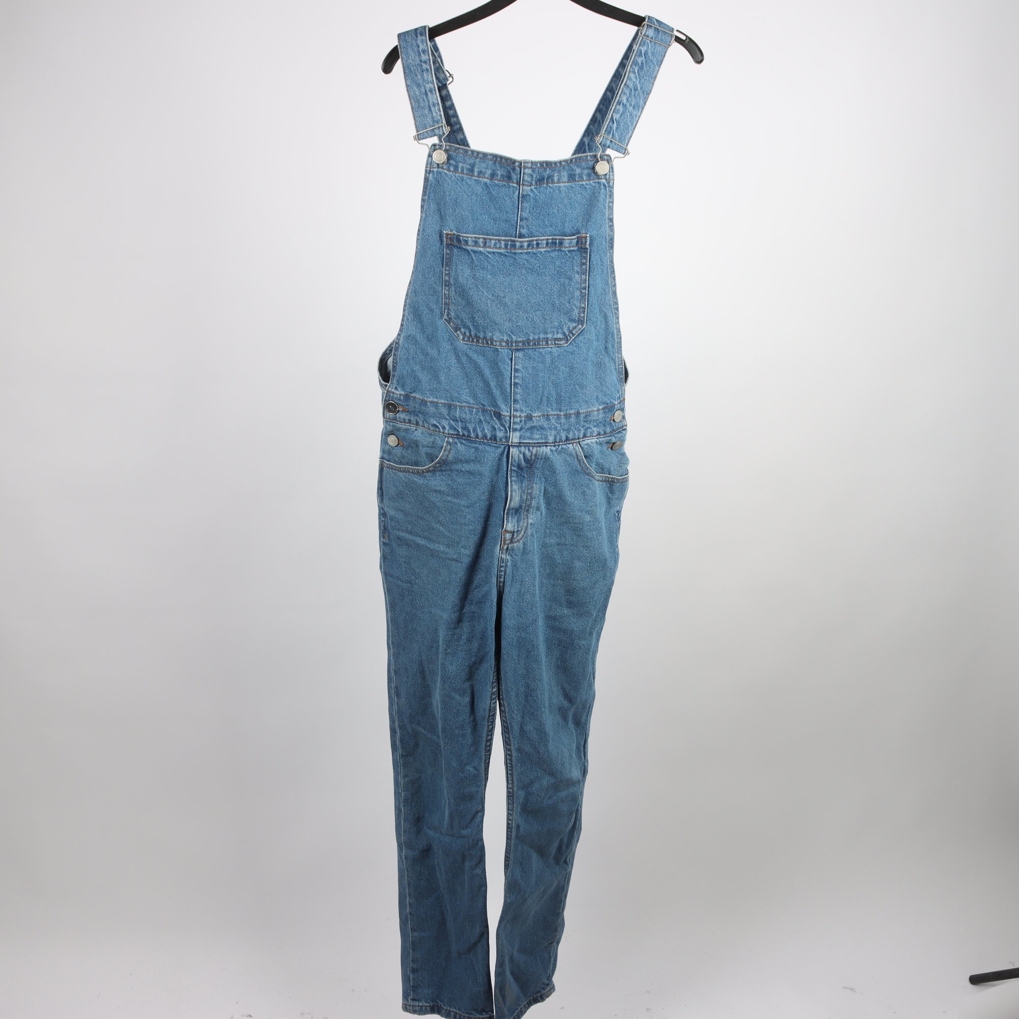 Hängselbyxor, Asos, blå, stl. W30