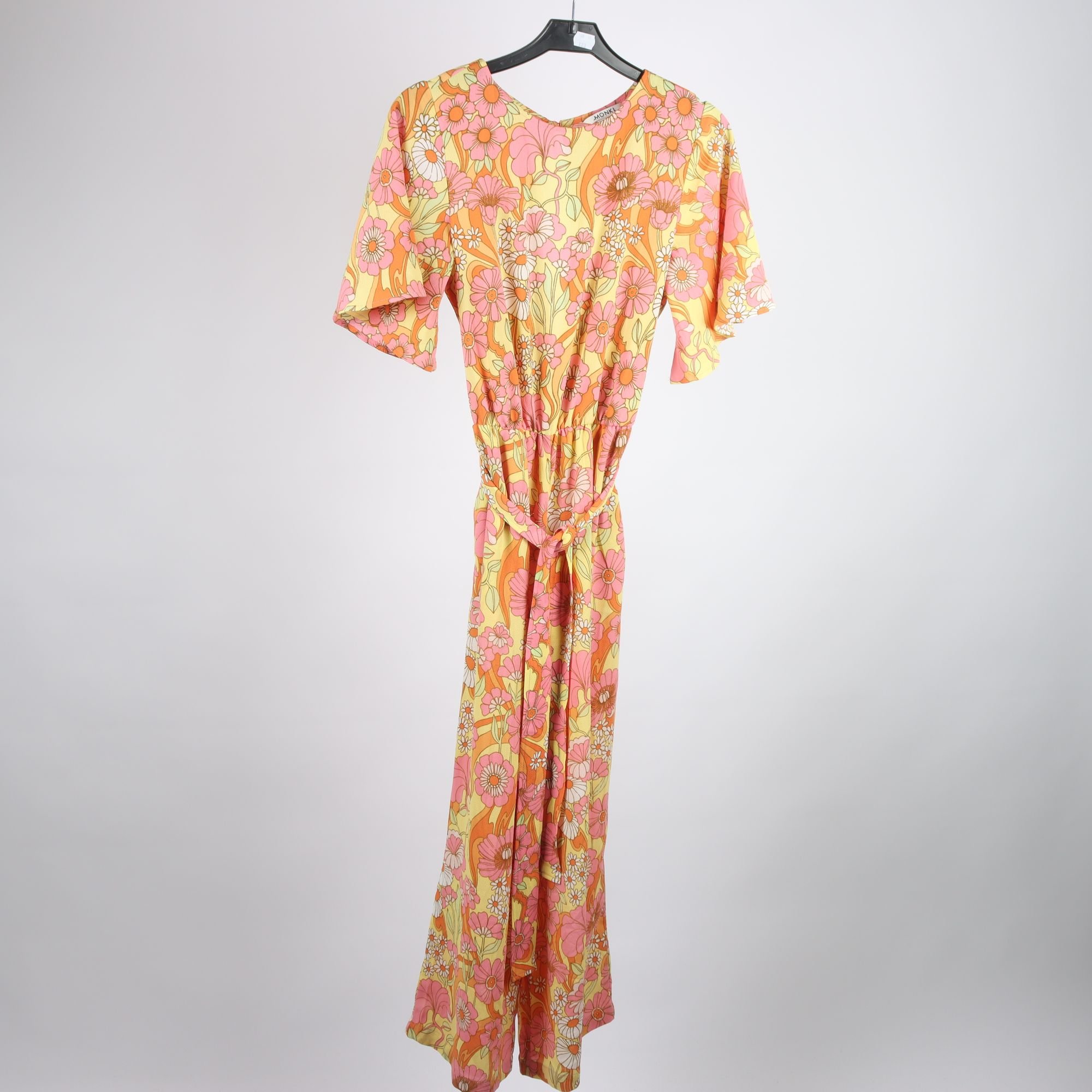 Byxdress 2-pack, Monki, blommig, mönstrad, stl. XS