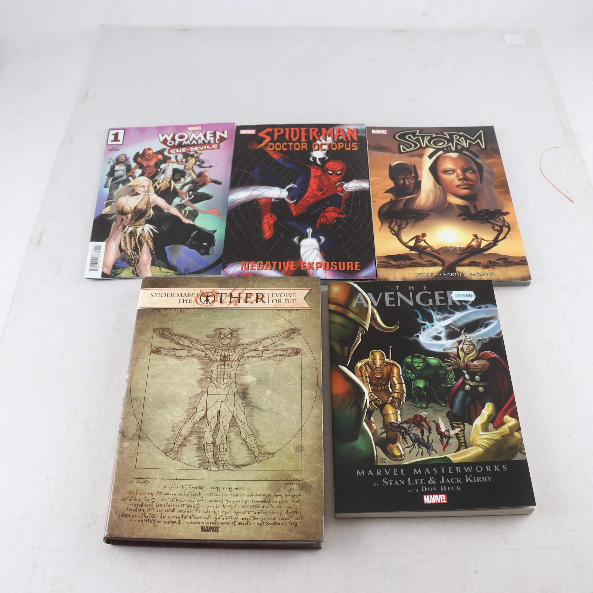 Marvel, blandpaket med 5 nummer: Spider-Man m.m.