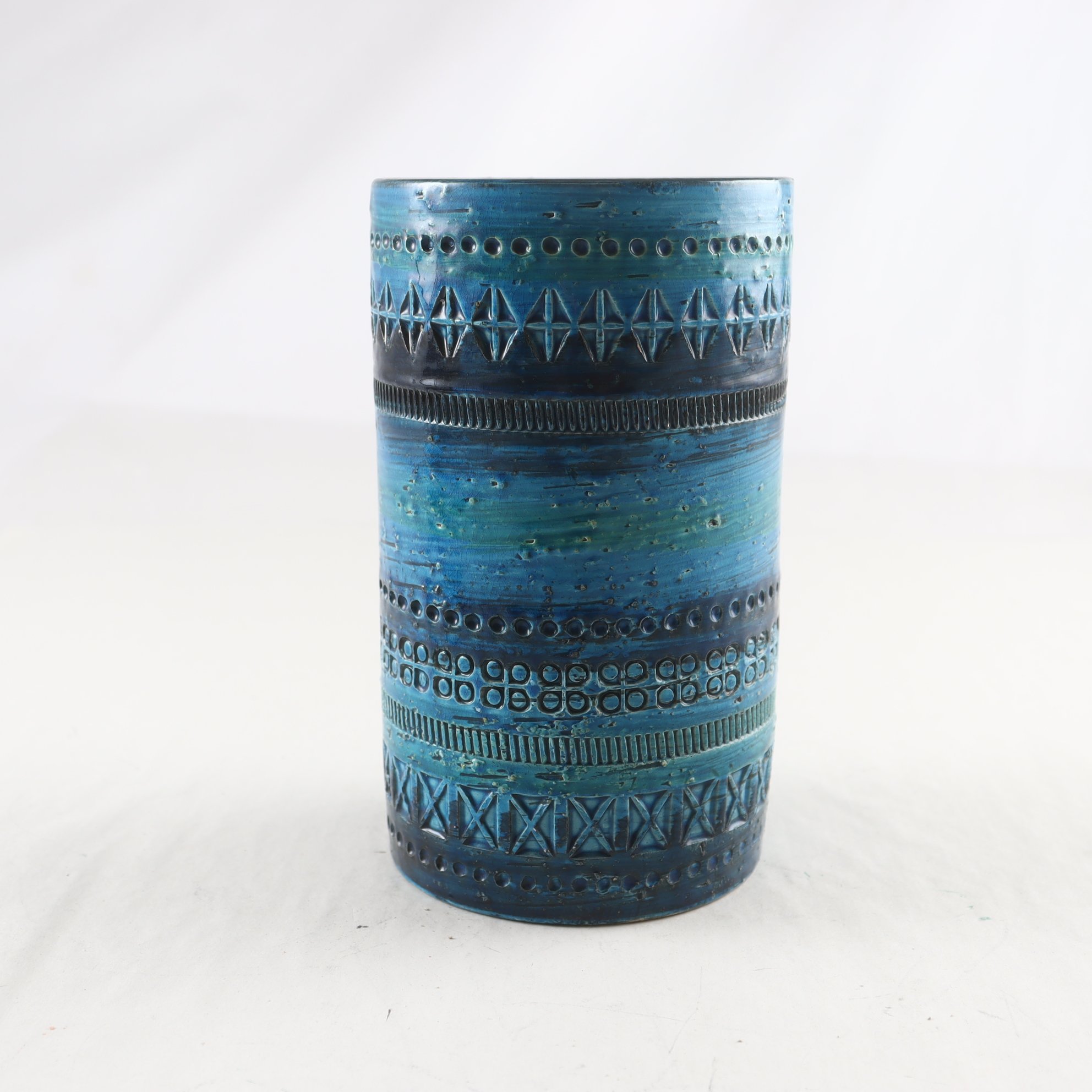 Vas, ”Rimini Blue”, Bitossi, Aldo Londi, Italien, 1960-tal. Samfraktas ej