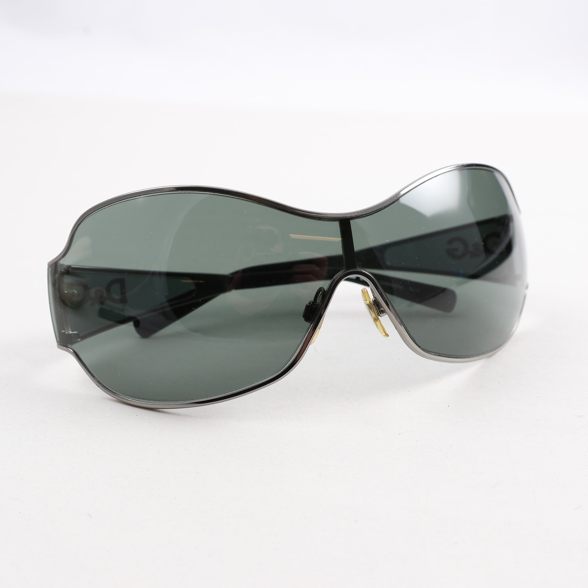 Solglasögon, D&G Dolce Gabbana, wrap around, Y2K, vintage