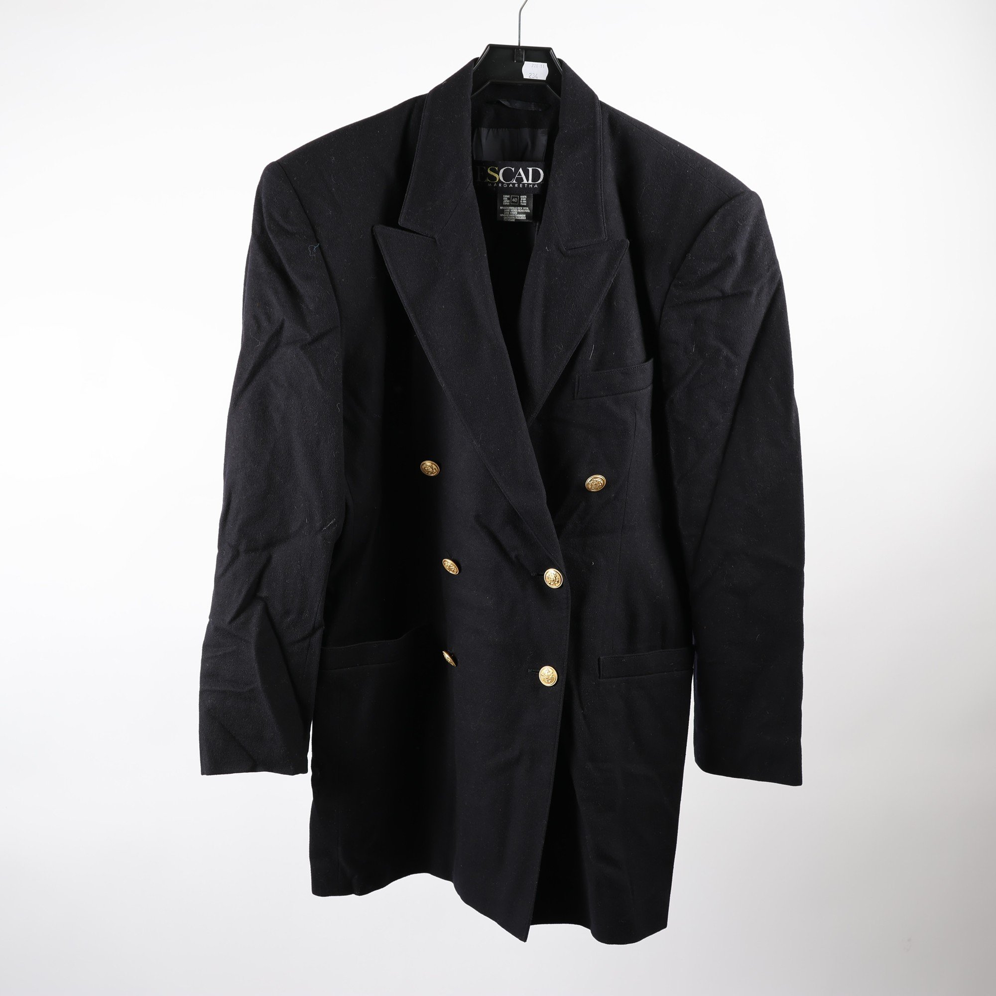 Kavaj, Escada By Margaretha Ley, svart, stl. 40