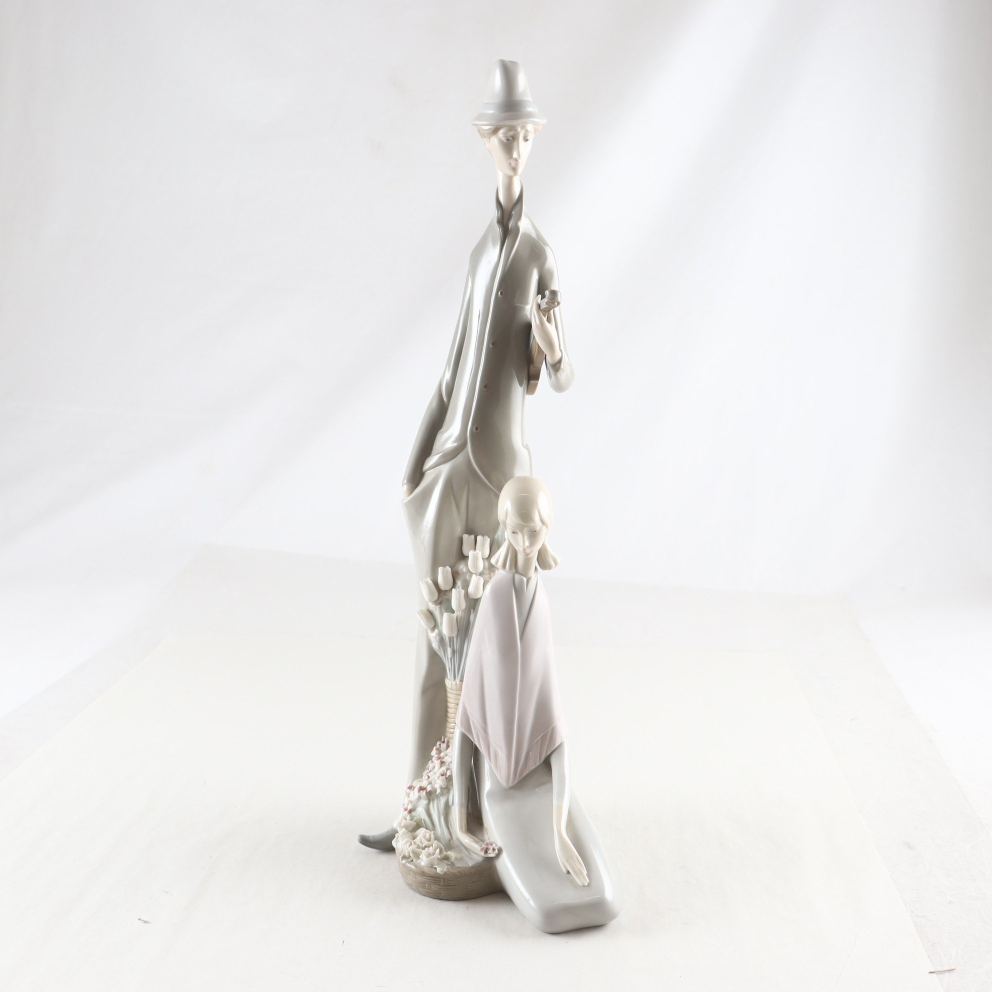 Figurin, porslin, Lladro-figur, Spanien. Endast avhämtning