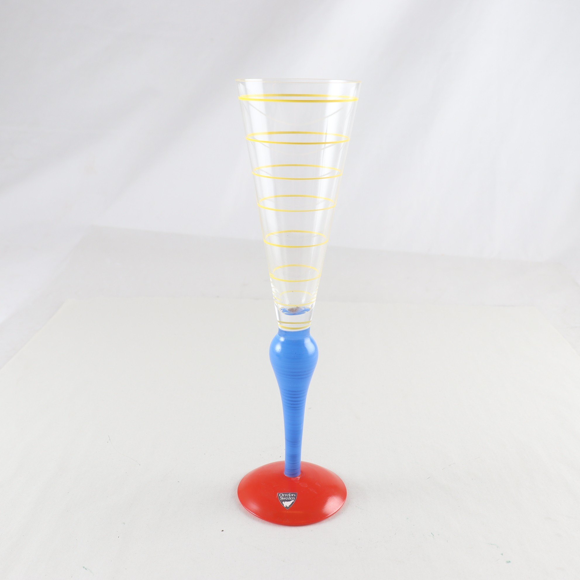 Champagneglas, ”Clown”, Anne Nilsson, Orrefors