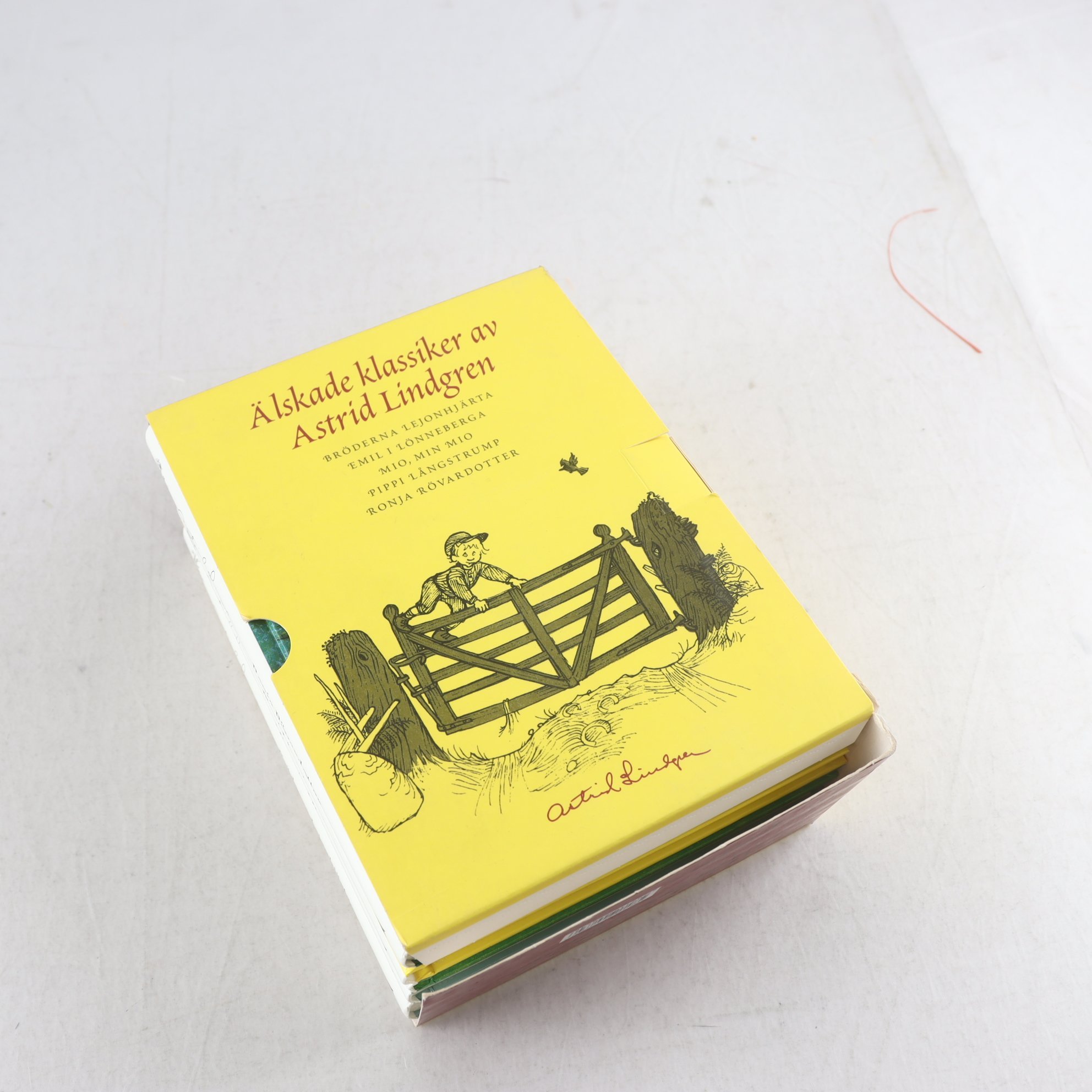 Astrid Lindgren, box med 5 volymer