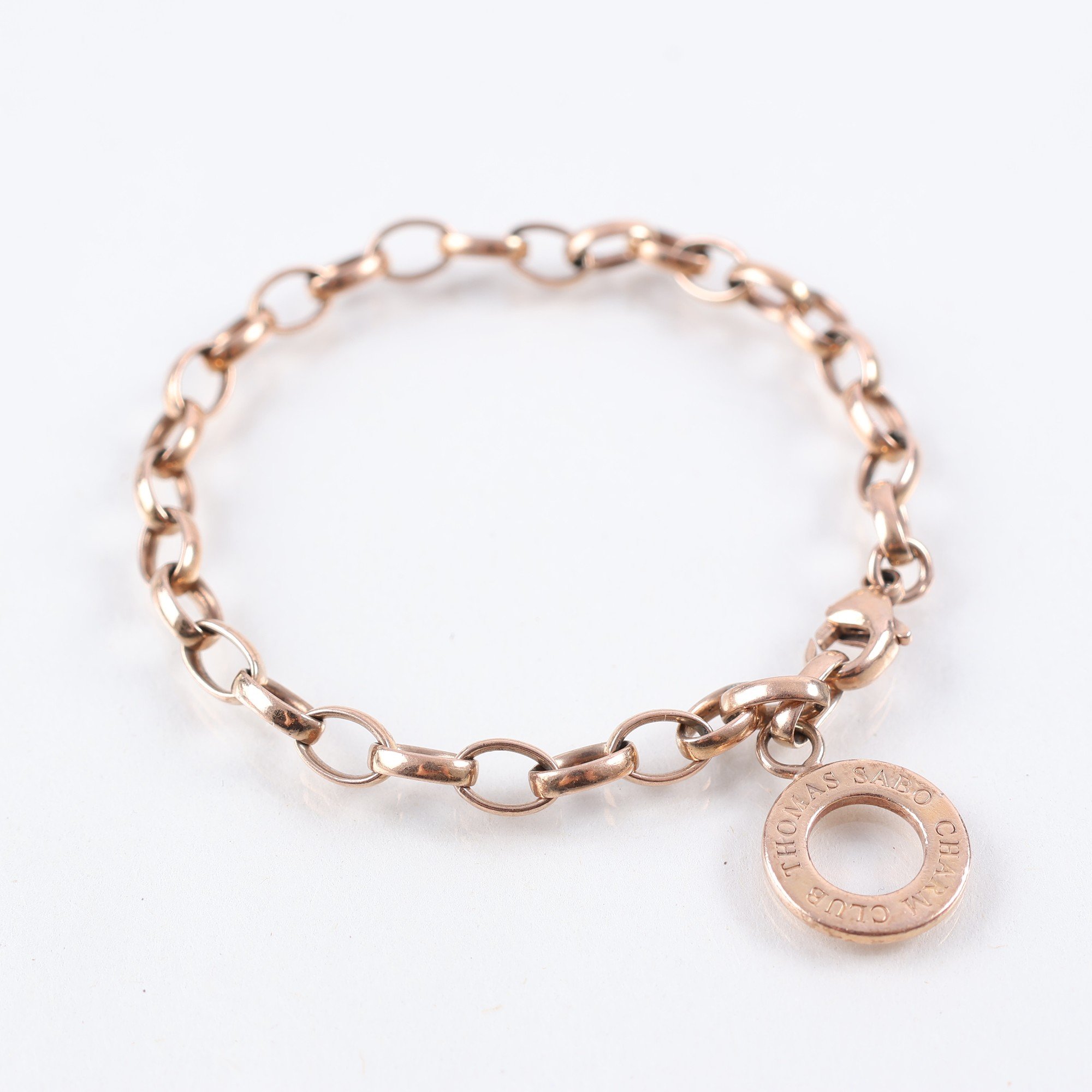 Armband, silver, Thomas Sabo charm, vikt: 8.3g