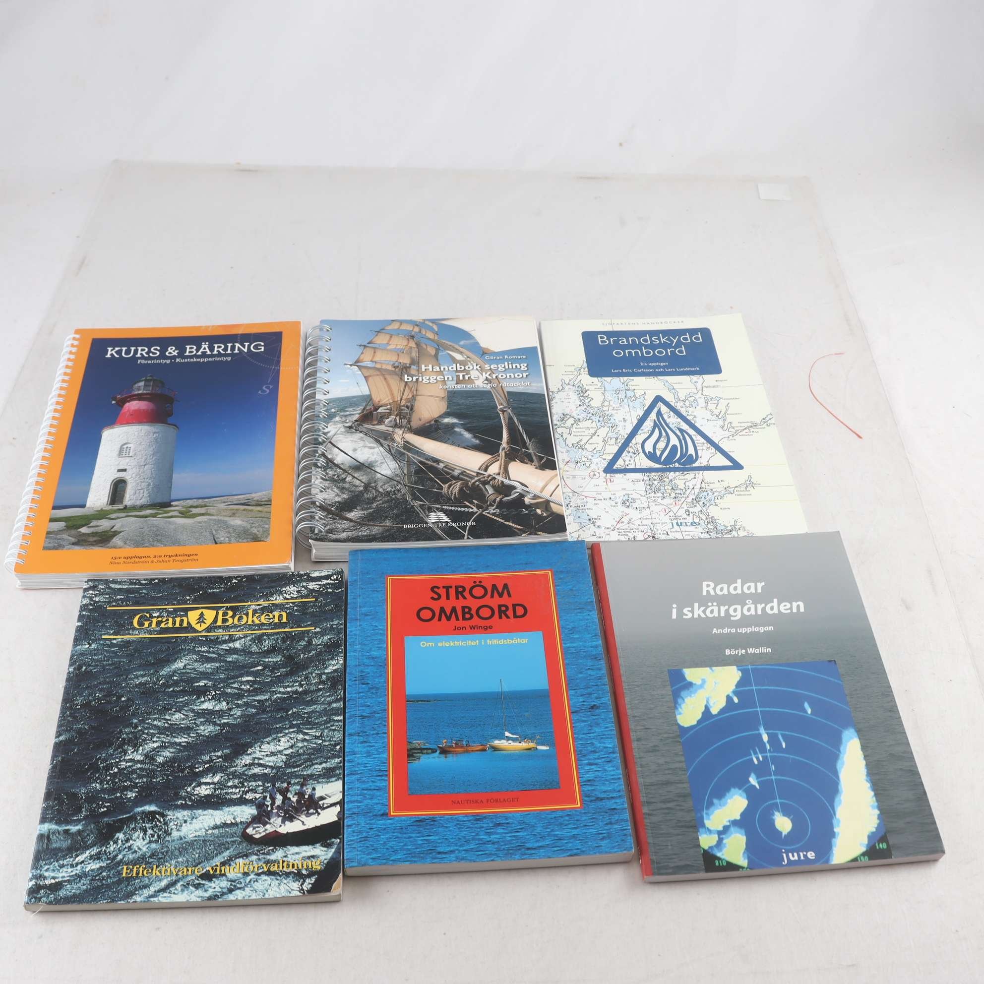 Segling och sjöfart, bokpaket med 6 volymer