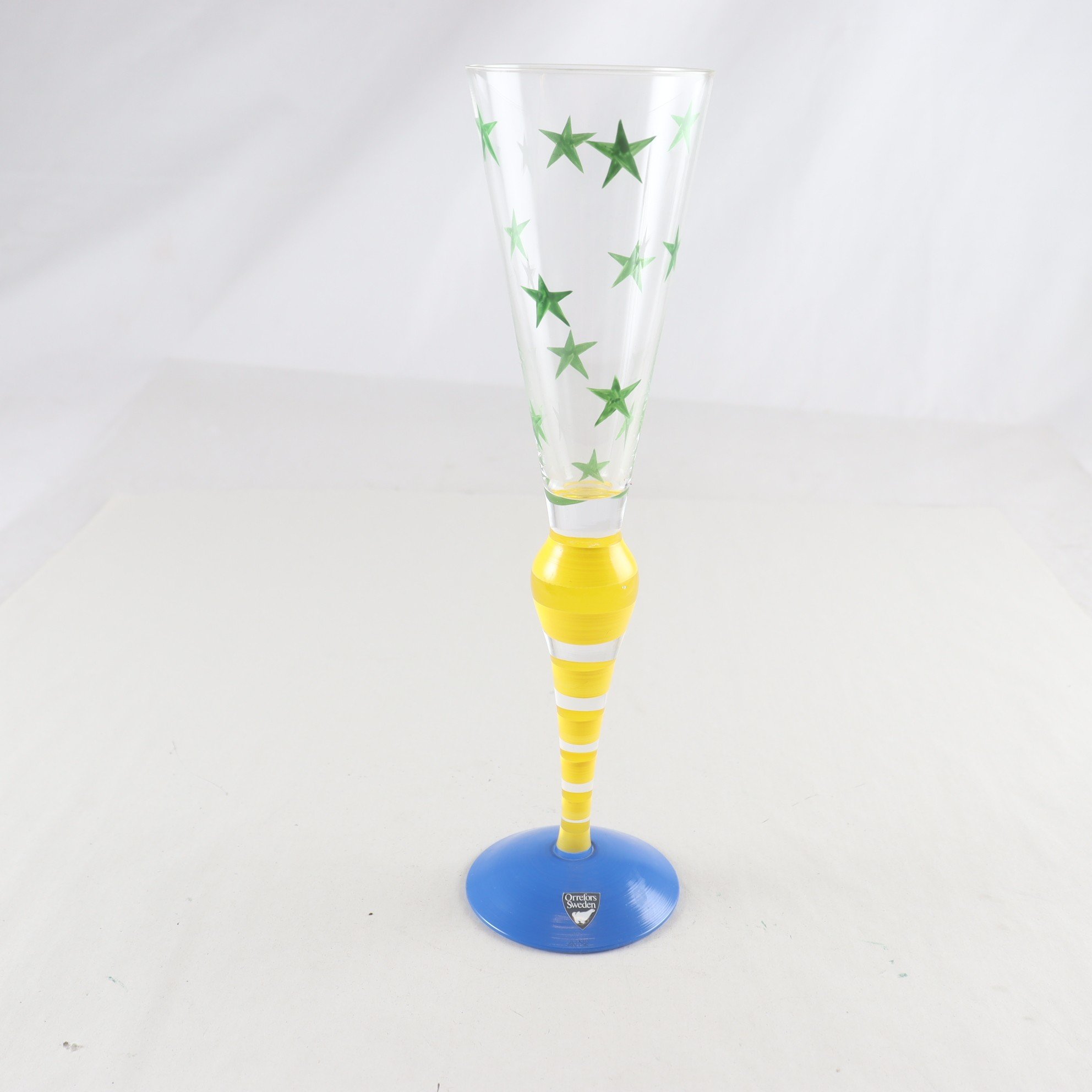 Champagneglas, ”Clown”, Anne Nilsson, Orrefors