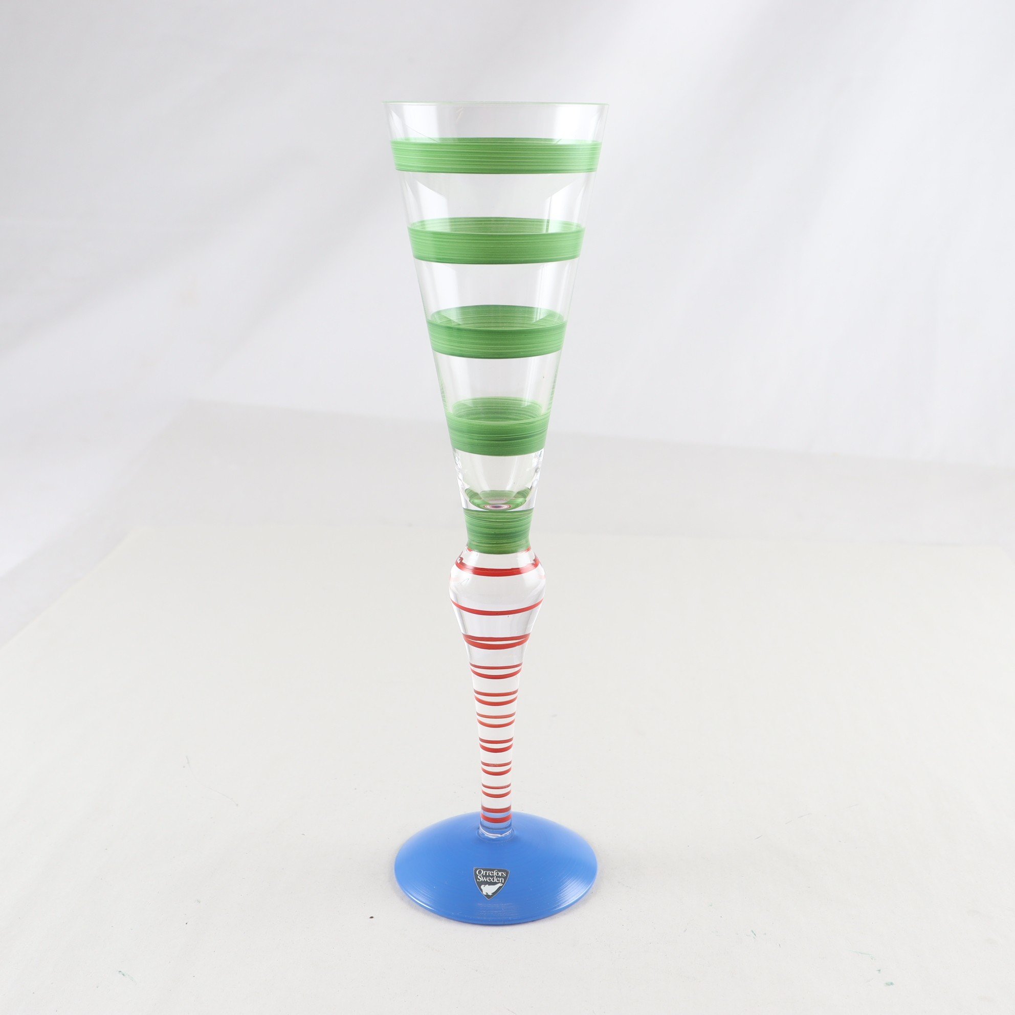 Champagneglas, ”Clown”, Anne Nilsson, Orrefors