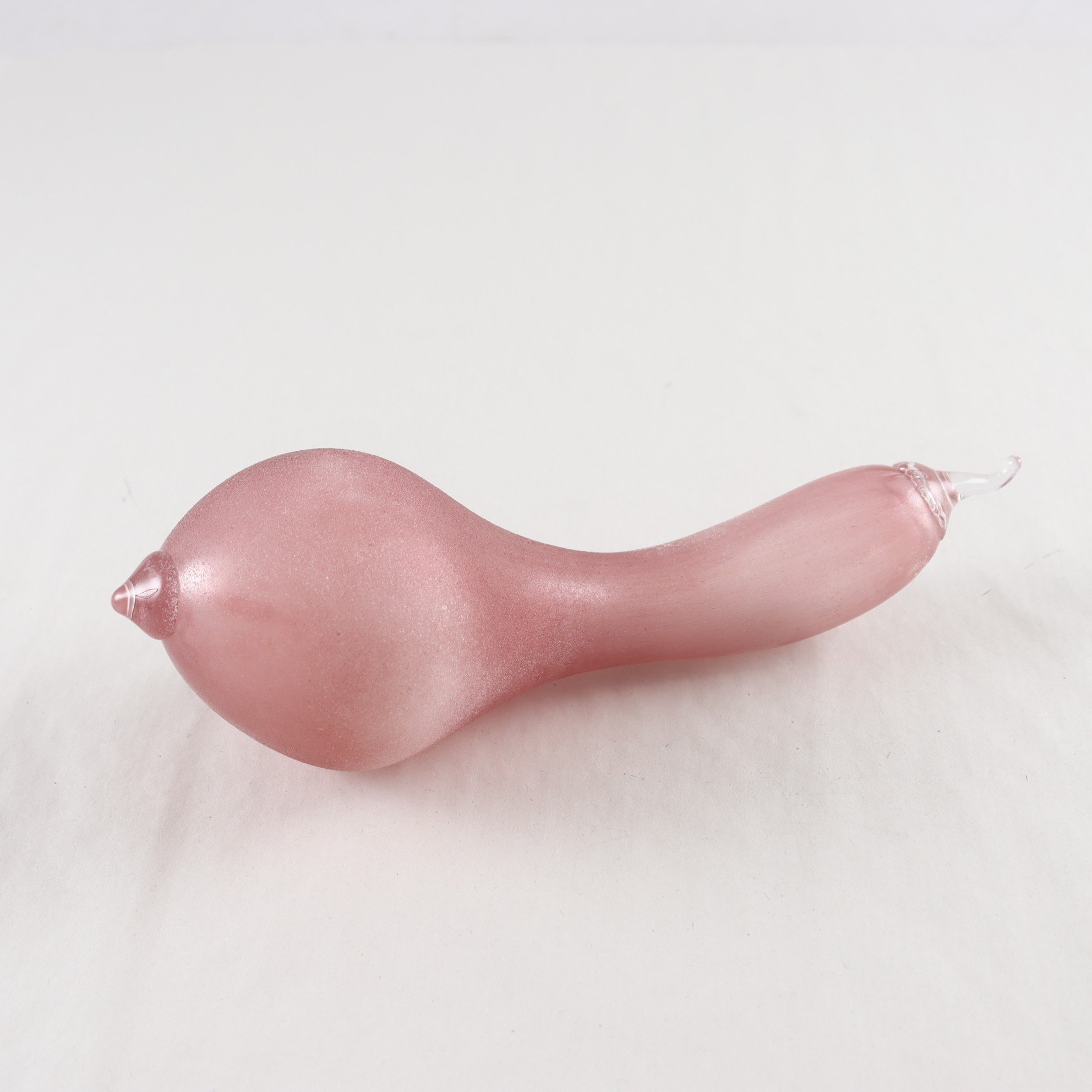 Skulptur, glas, kalebass, Per B Sundberg, Orrefors. Samfraktas ej