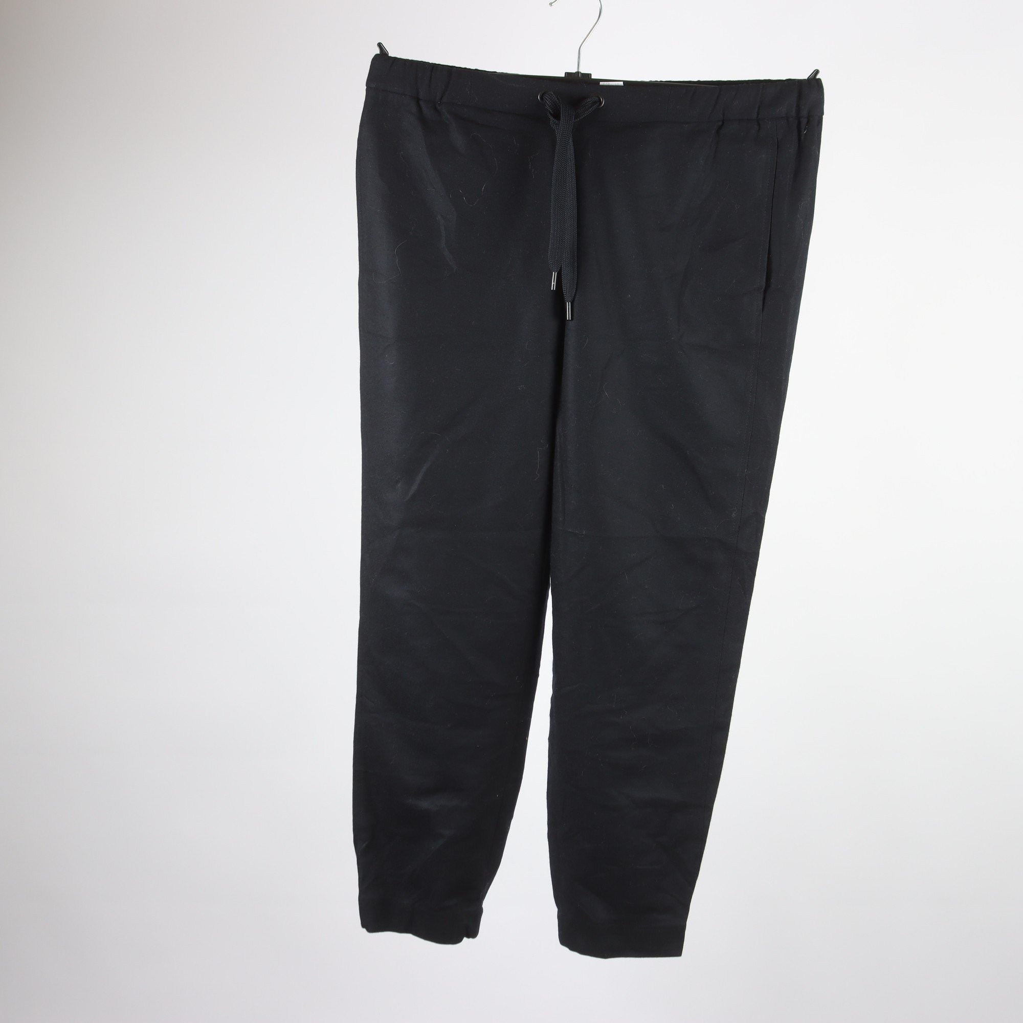 Ankelbyxor, COS, blå, ull, cashmere, stl. XS.