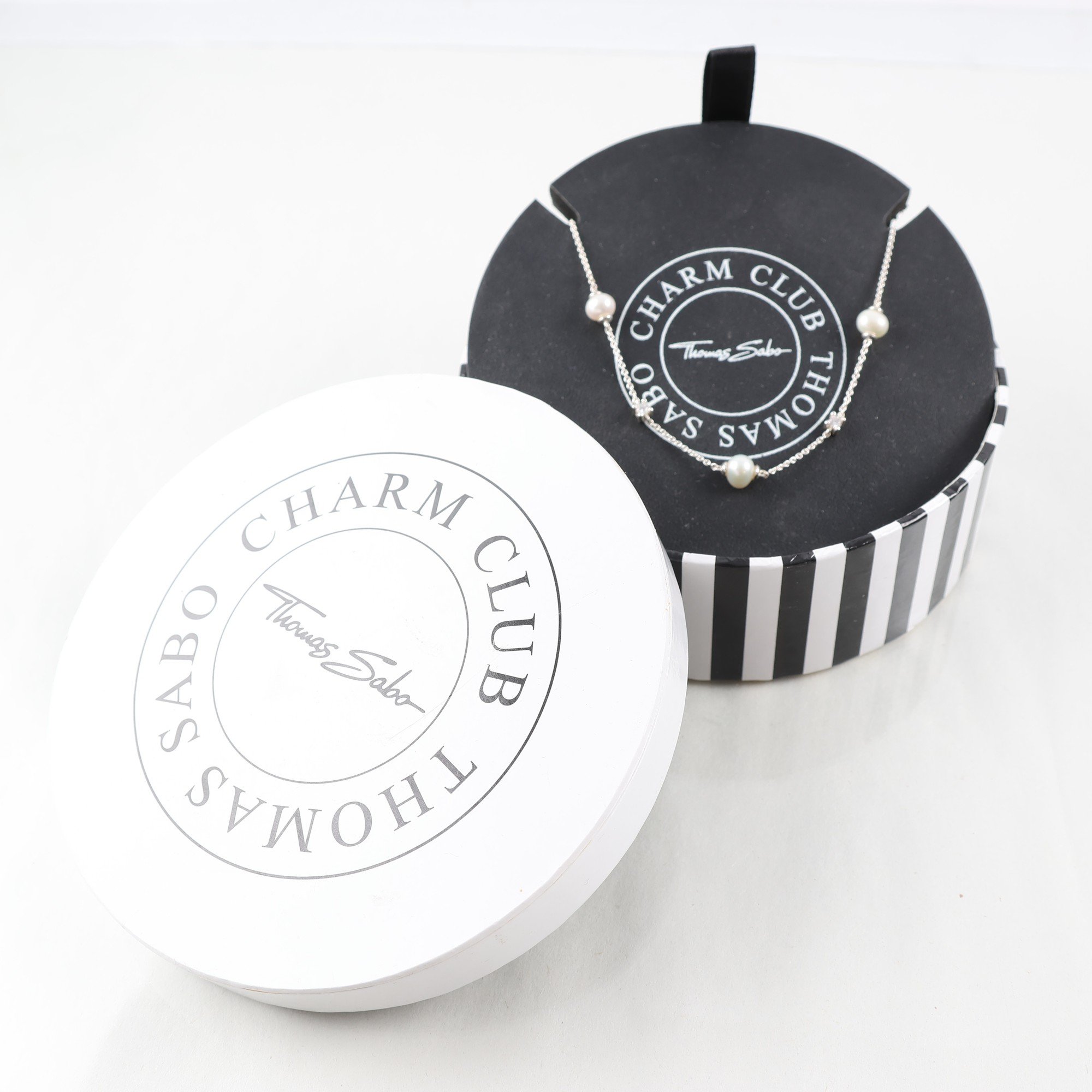 Halsband, silver 925, sötvattenspärlor, Thomas Sabo, brv: 3.3g