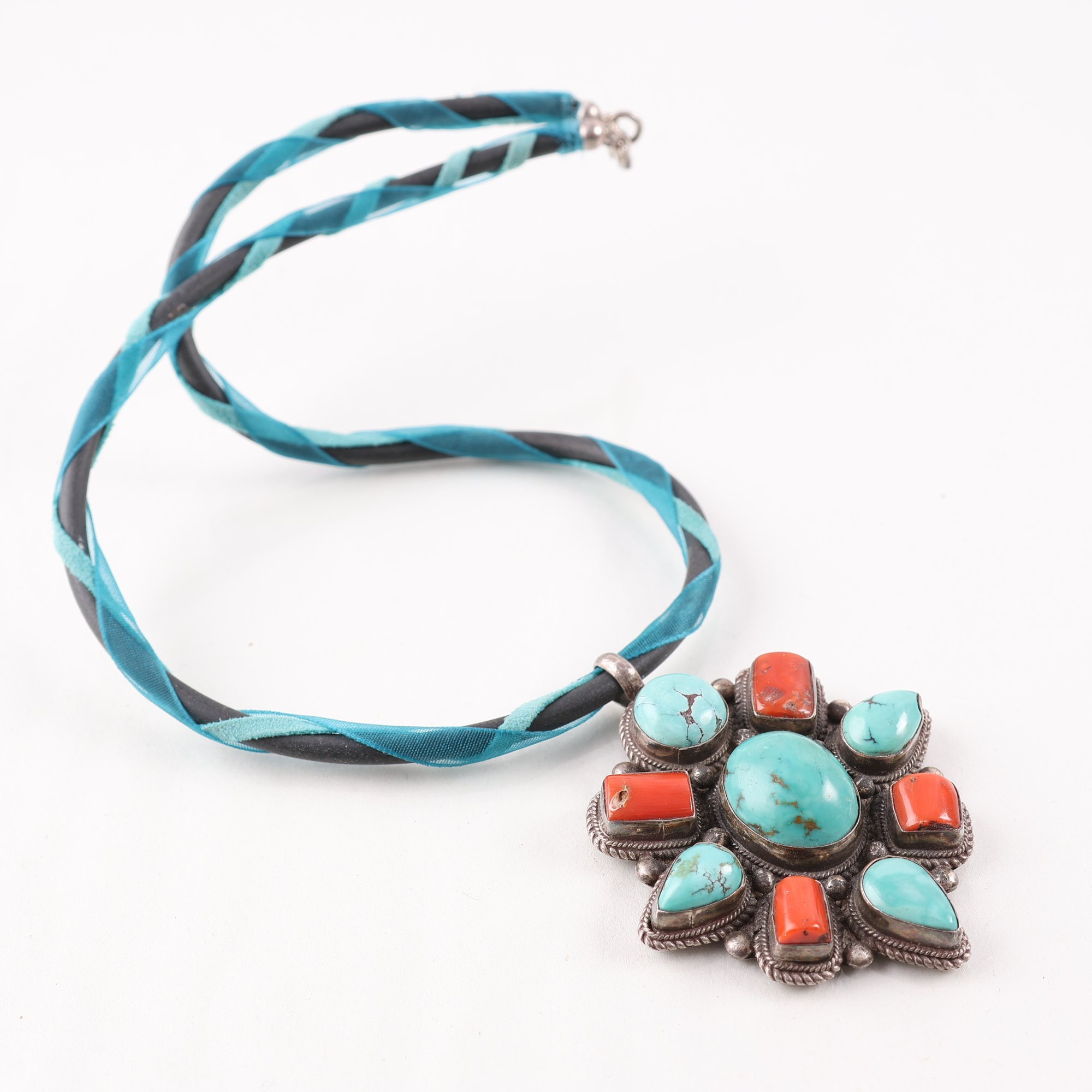 Halsband, silver 925, sten.