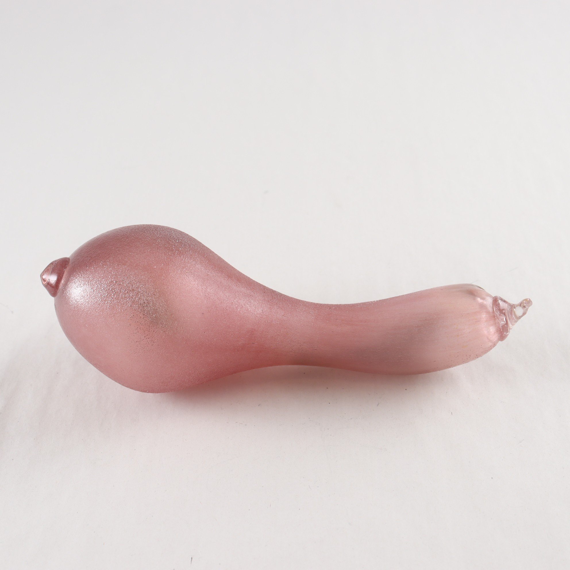 Skulptur, glas, kalebass, Per B Sundberg, Orrefors. Samfraktas ej