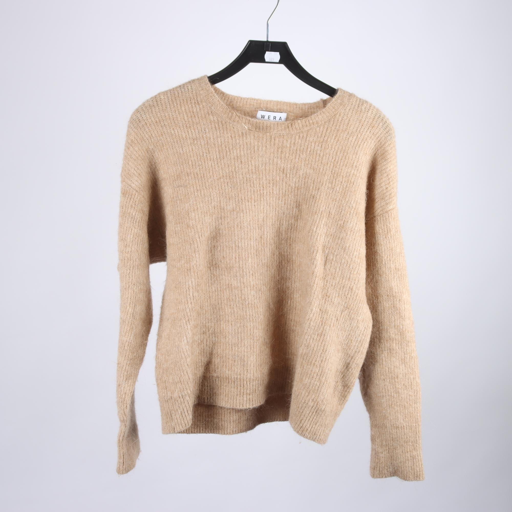 Tröja, Wera, beige, ull, alpaca, stl. S.