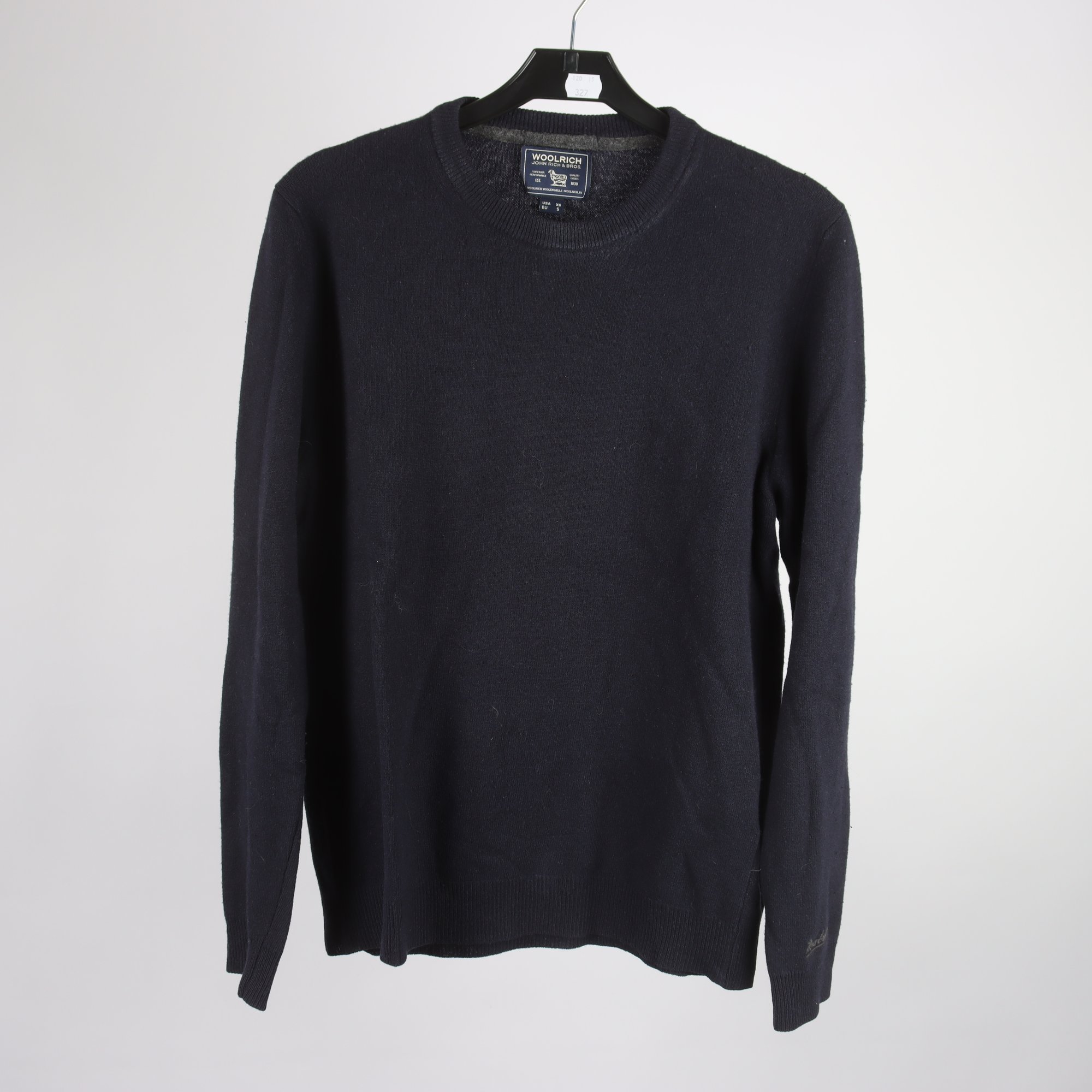 Tröja, Woolrich, blå, 100% ull, stl. S.