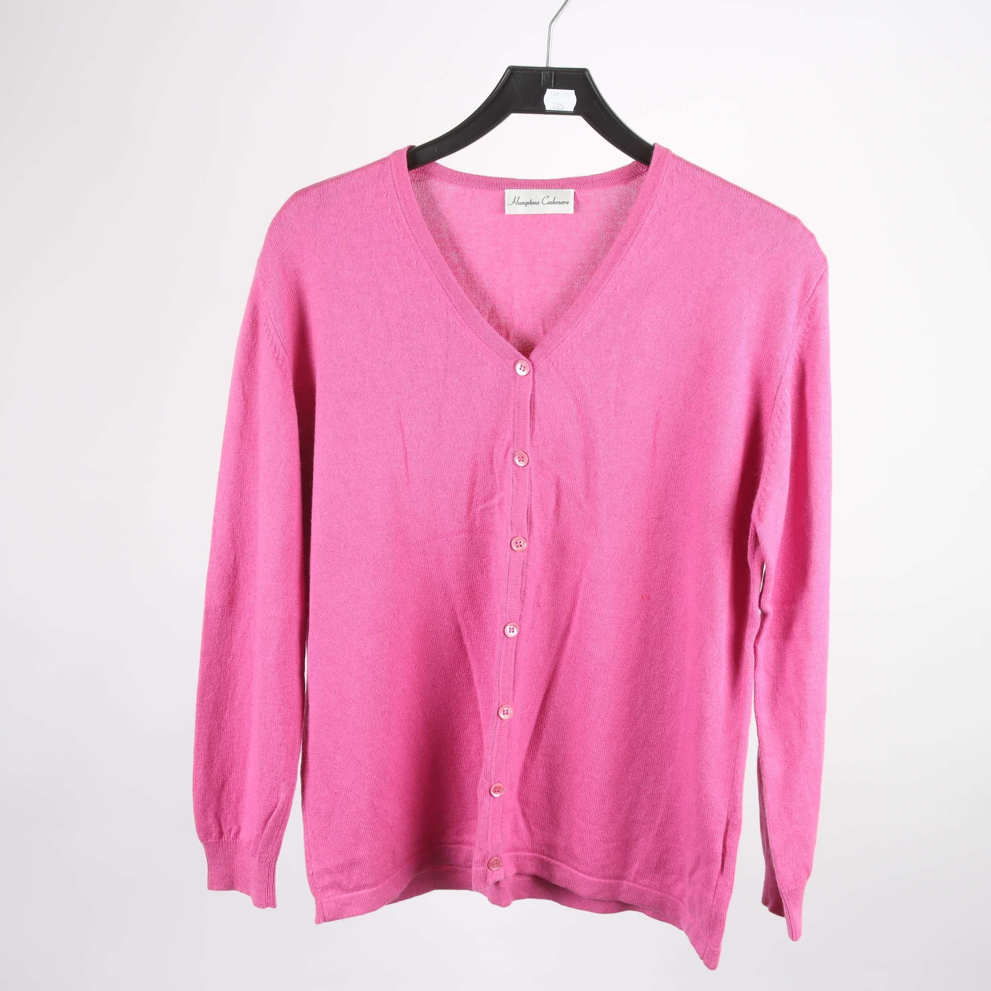 Kofta, Hamptons Cashmere, rosa, silke, cashmere, stl. XXL.