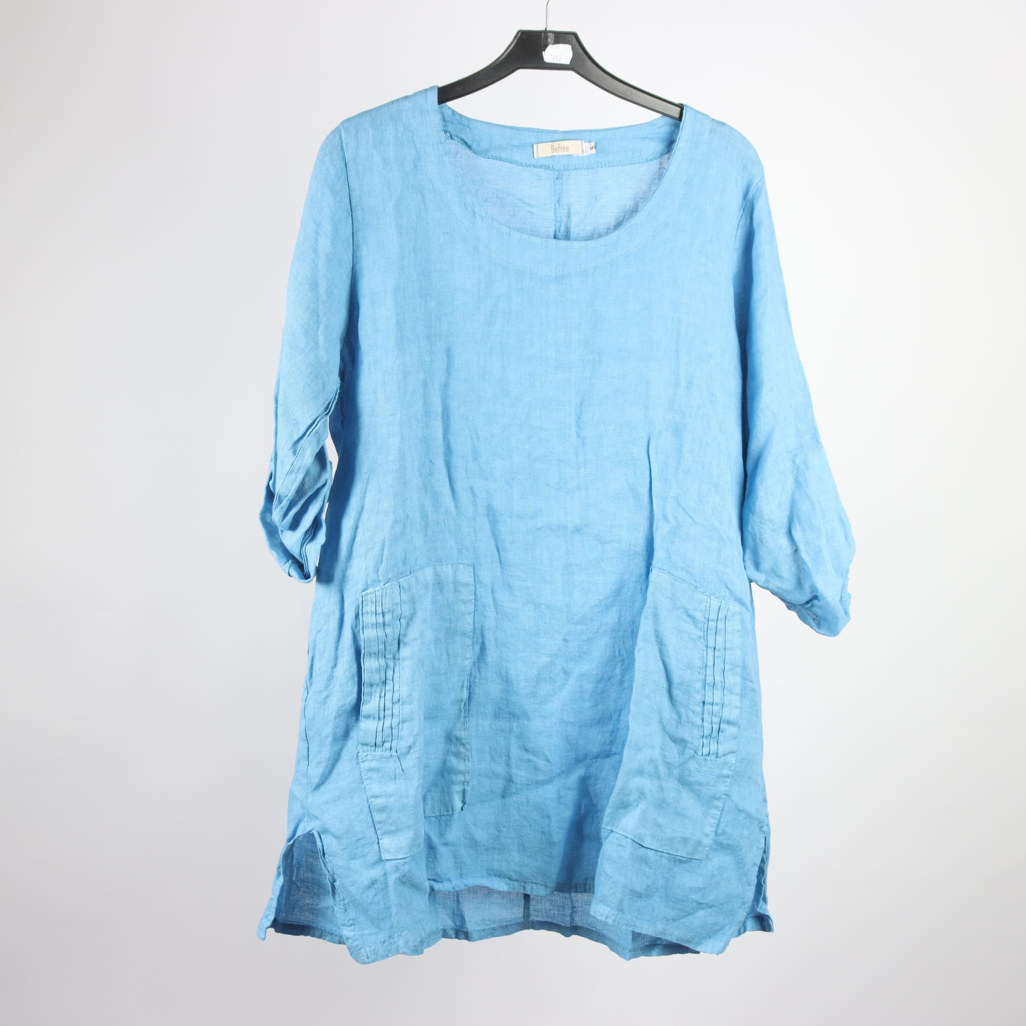 Blus, Befree, ljusblå, lin, stl. S.