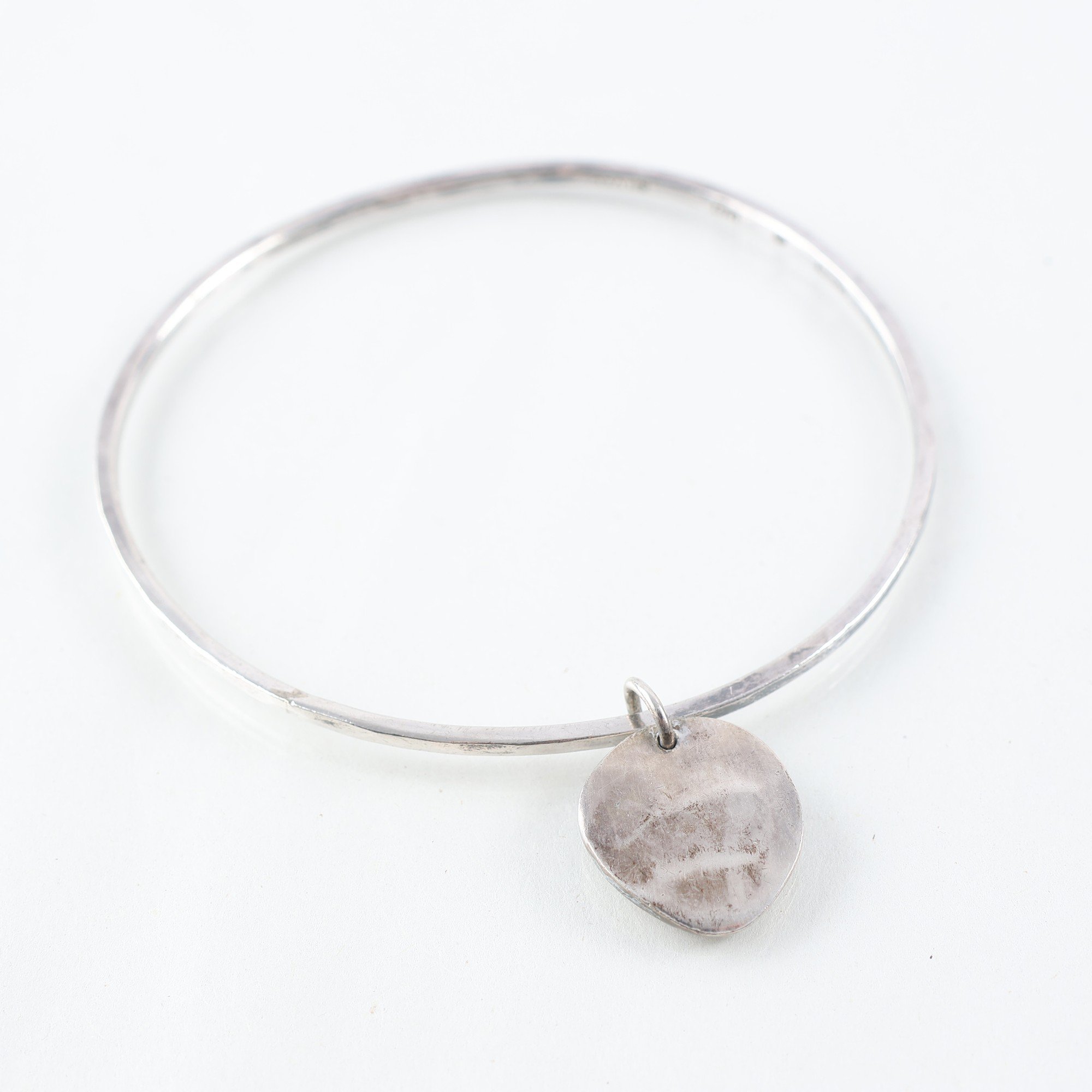 Armring, silver, berlock, Owe Johansson, 1950-tal, vikt: 13g