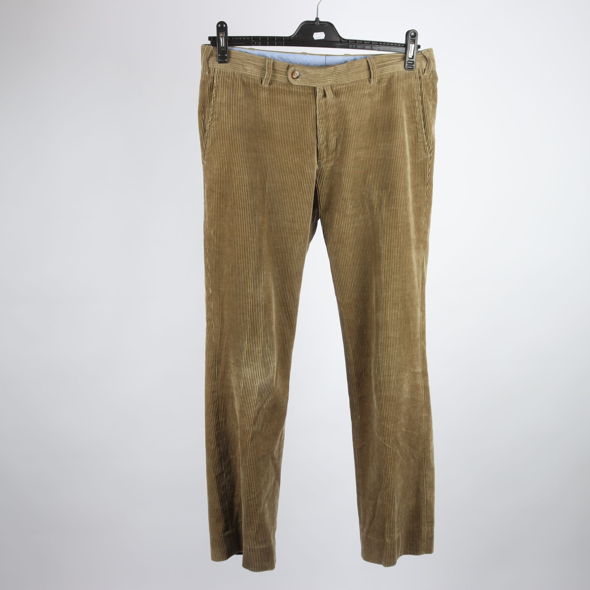 Byxor, Gant, grön/beige, manchester, stl. 24.