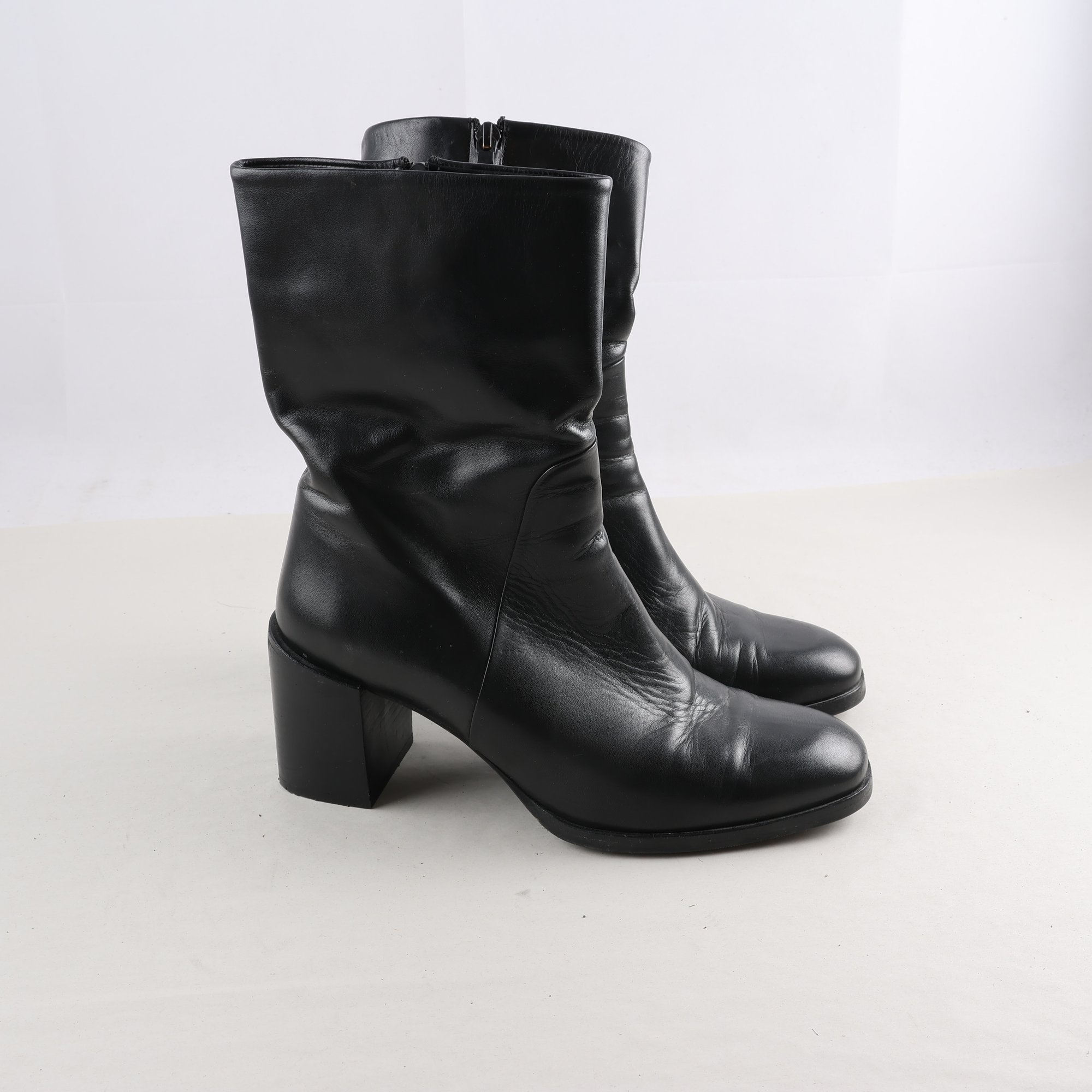 Stövletter, Filppa K, läder, stl. 39