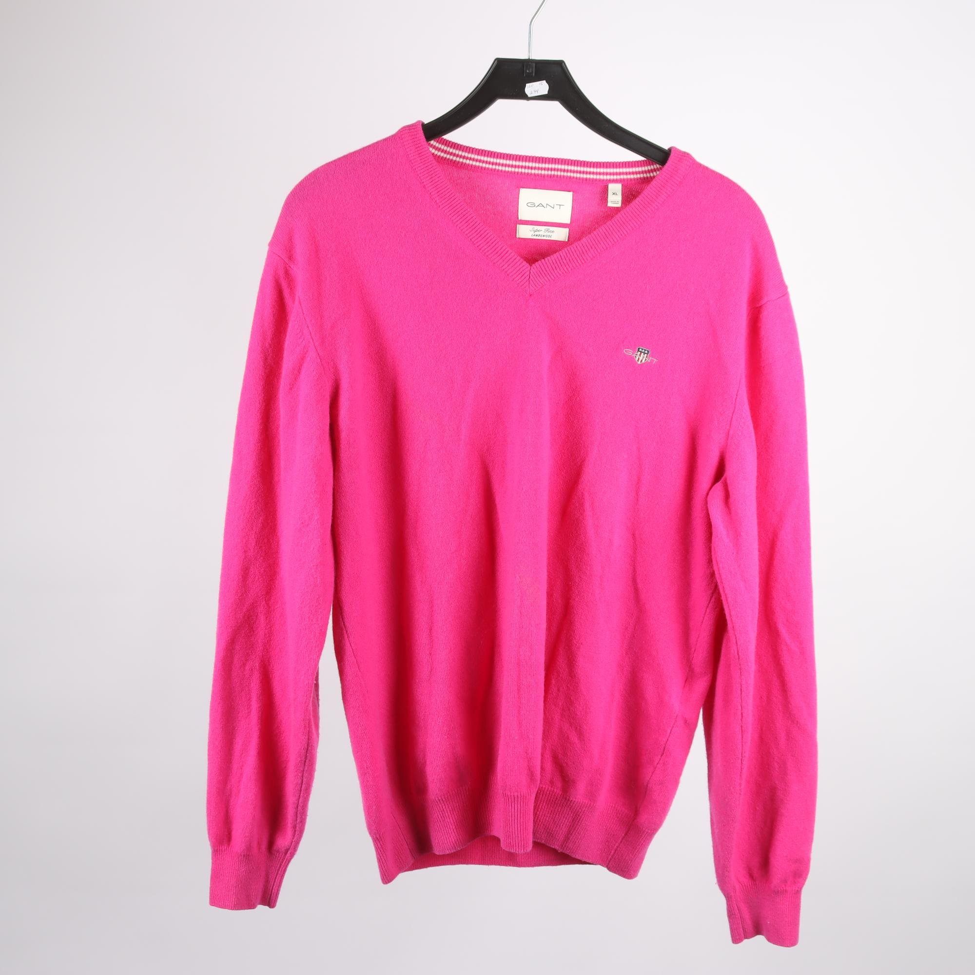 Tröja, Gant, rosa, Lammull, stl. XL.