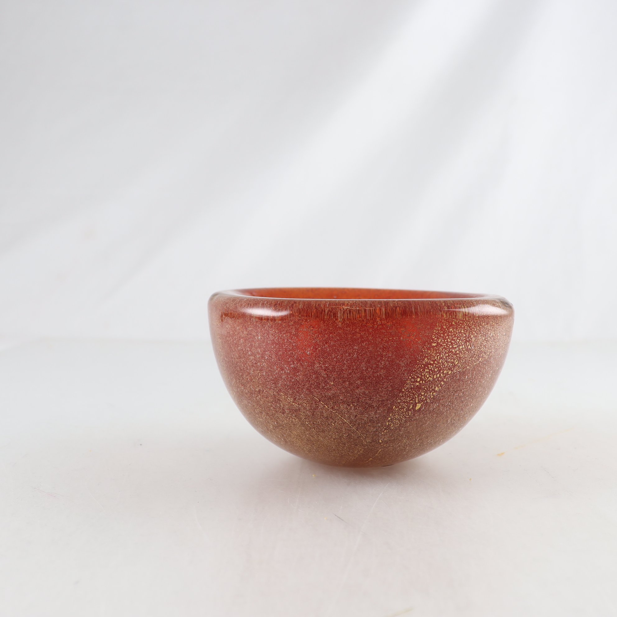 Skål, Sommerso, Carlo Scarpa, Venini Murano, Italien