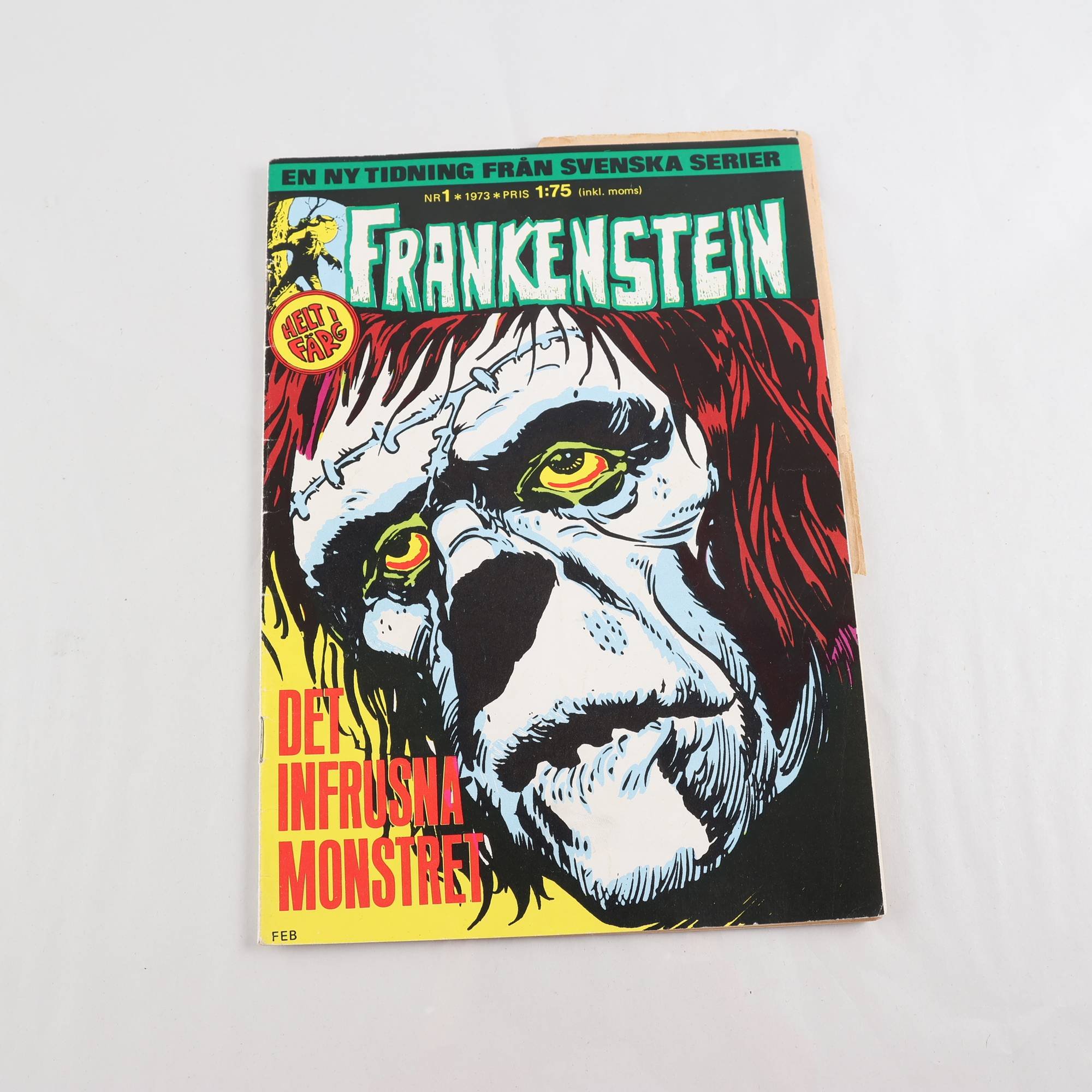 Serietidning, Frankenstein ”Det infrusna monstret”