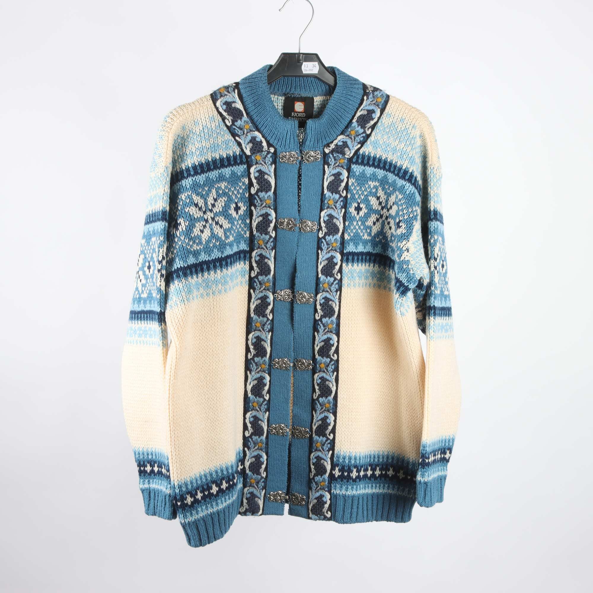 Lusekofta, Fjord Fashion, 100% ull, stl. 44