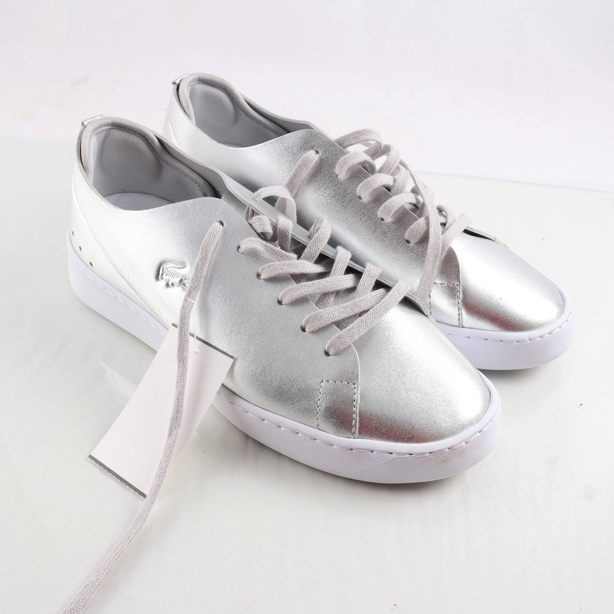 Sneakers, Lacoste, silver, stl. 40