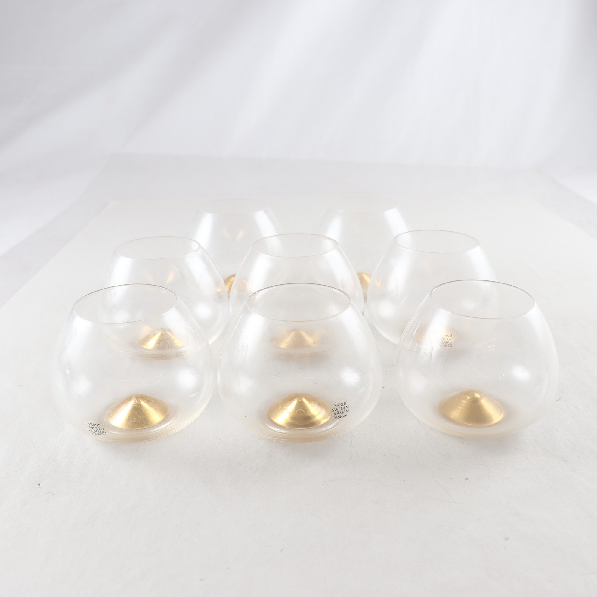 Konjakskupor, Ingegerd Råman, Skruf, 8 st