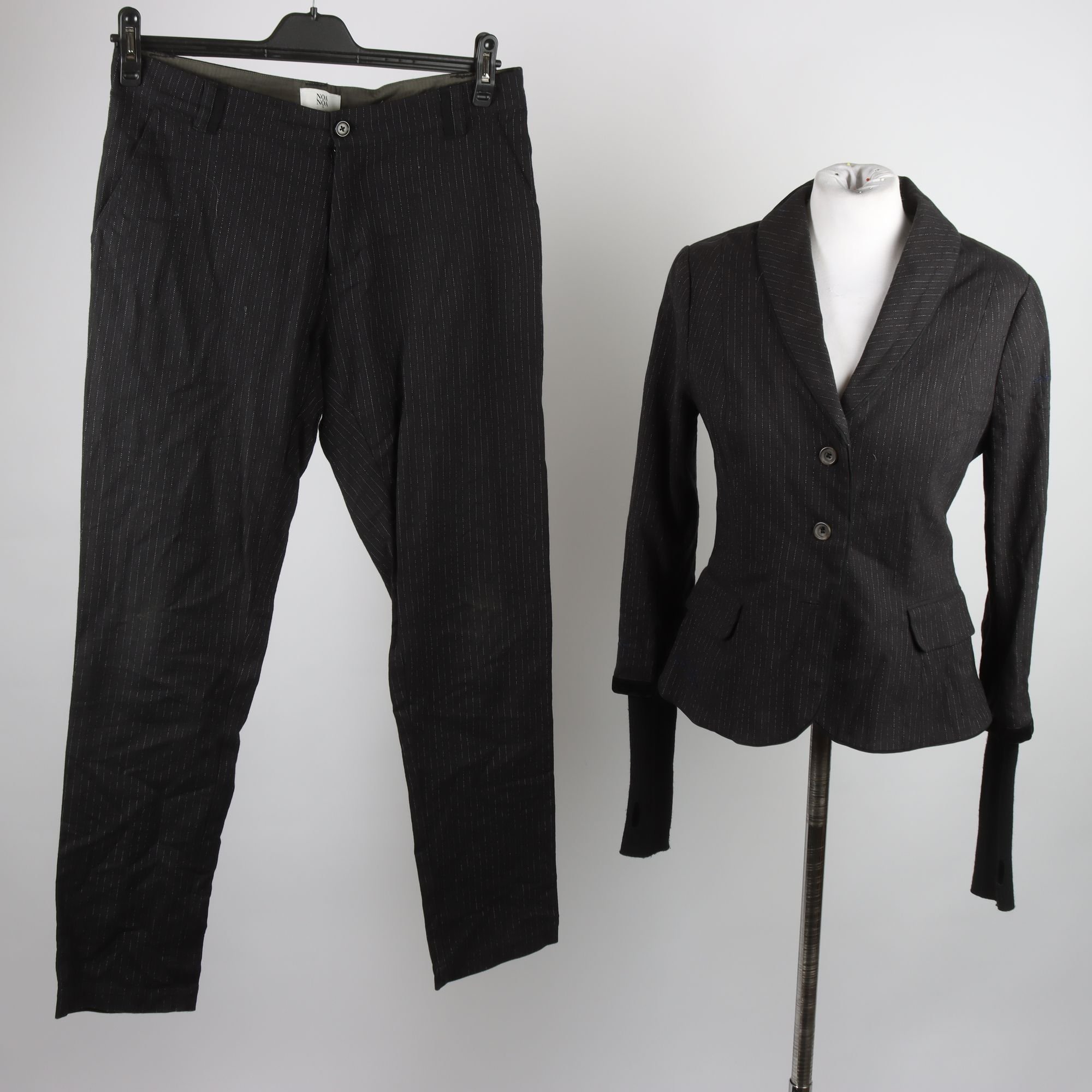 Kostym, Noa Noa, svart, ullmix, stl. M.