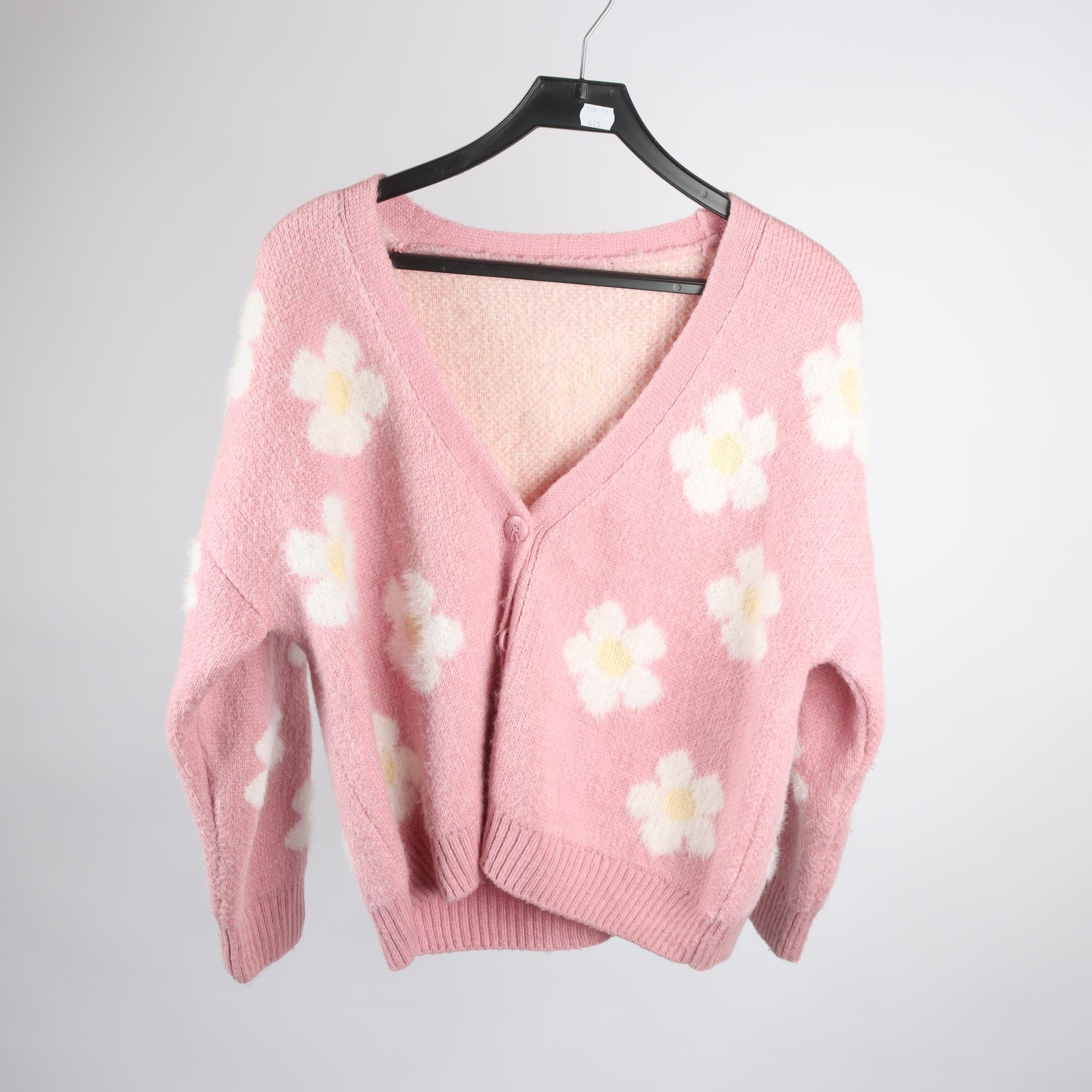 Kofta, Primark, rosa, vit, blommig, stl. 40/42.