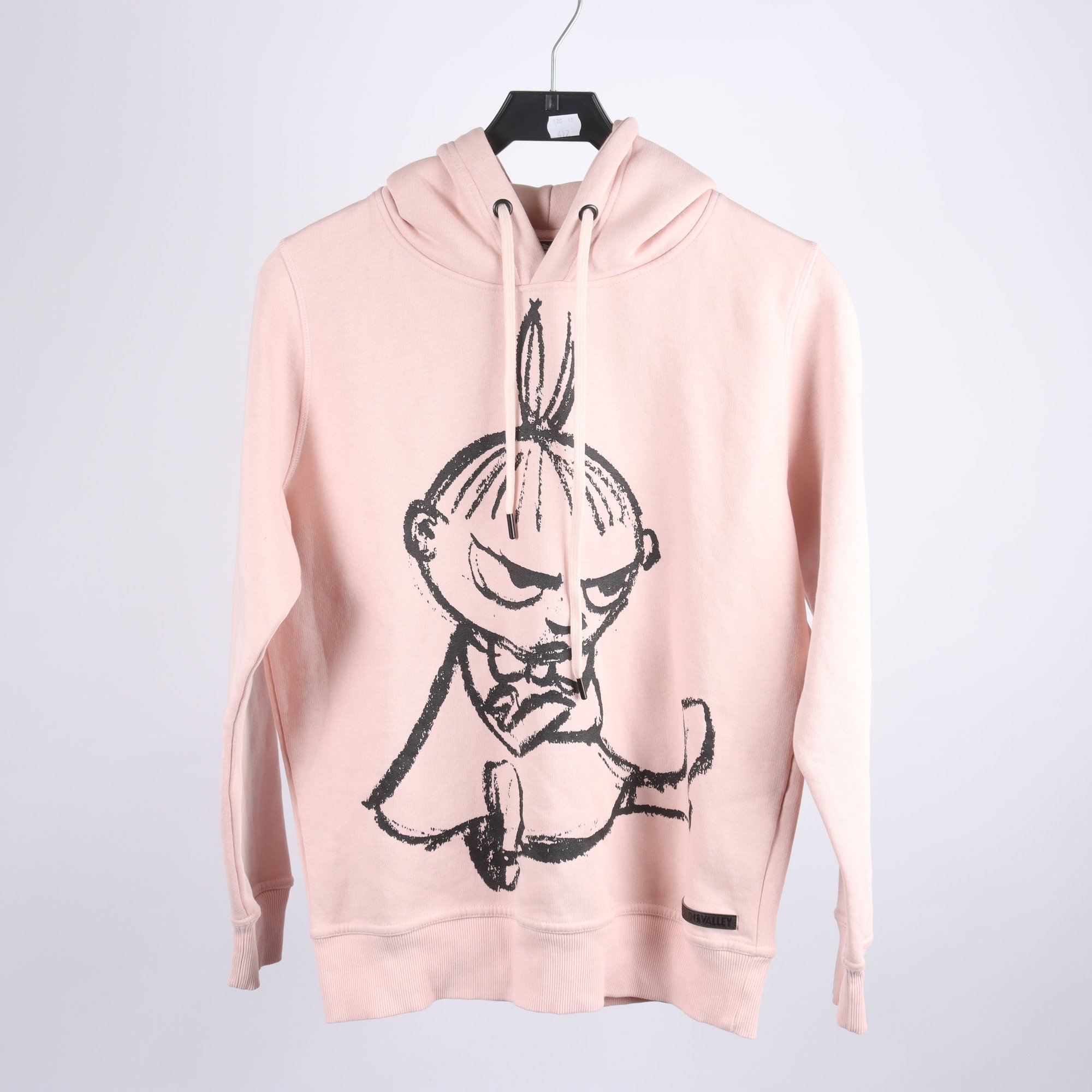 Hoodie, Moomin, aprikos, Lilla My, rosa, stl. M.