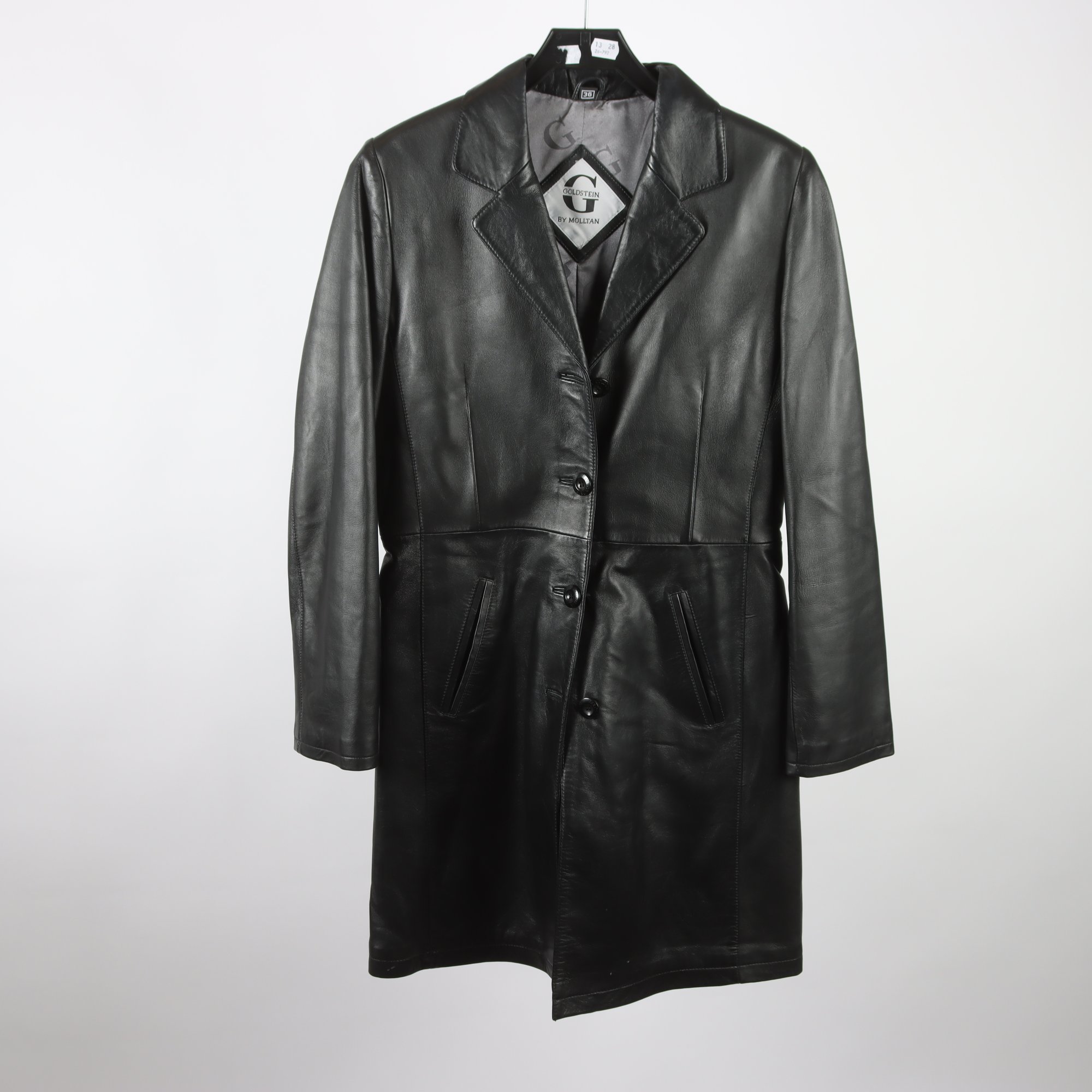 Skinnkappa, Goldstein by Molltan, 100% läder, stl. 36