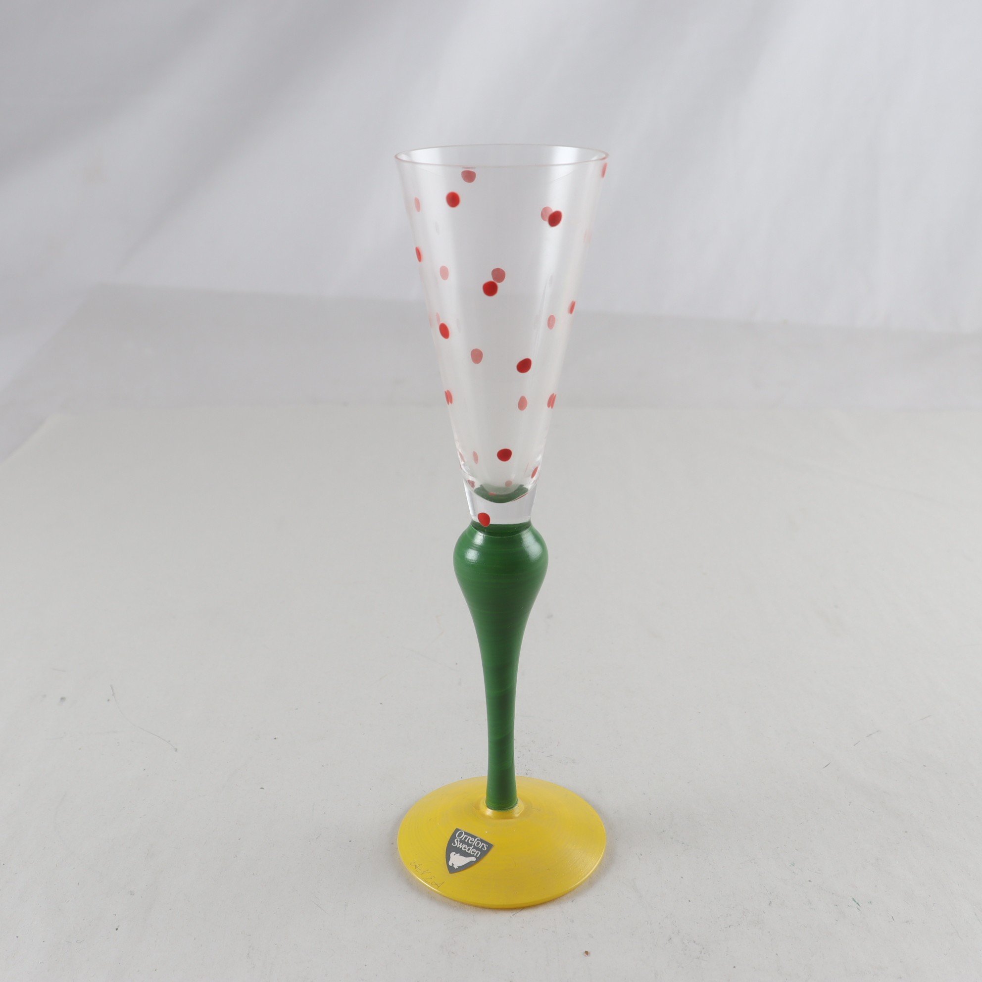 Snapsglas, ”Clown”, Anne Nilsson, Orrefors