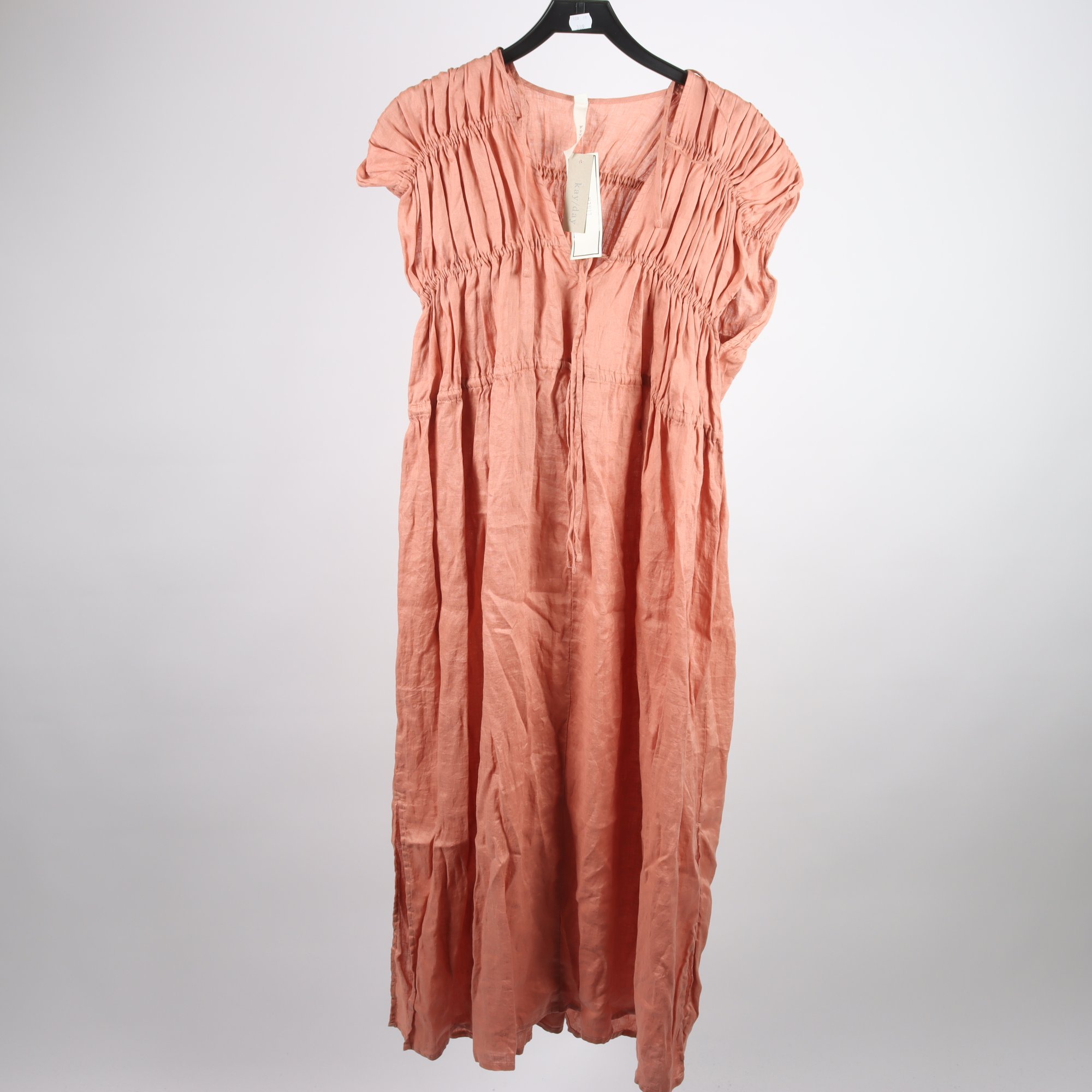 Klänning, Kay / Day, aprikos, lin, stl. S.