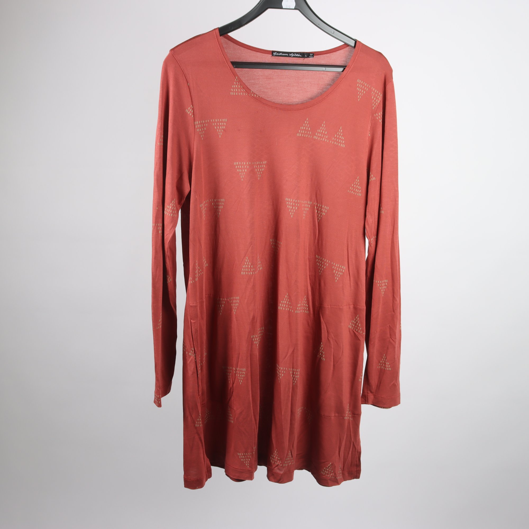 Klänning, Gudrun Sjödén, roströd, stl. L.