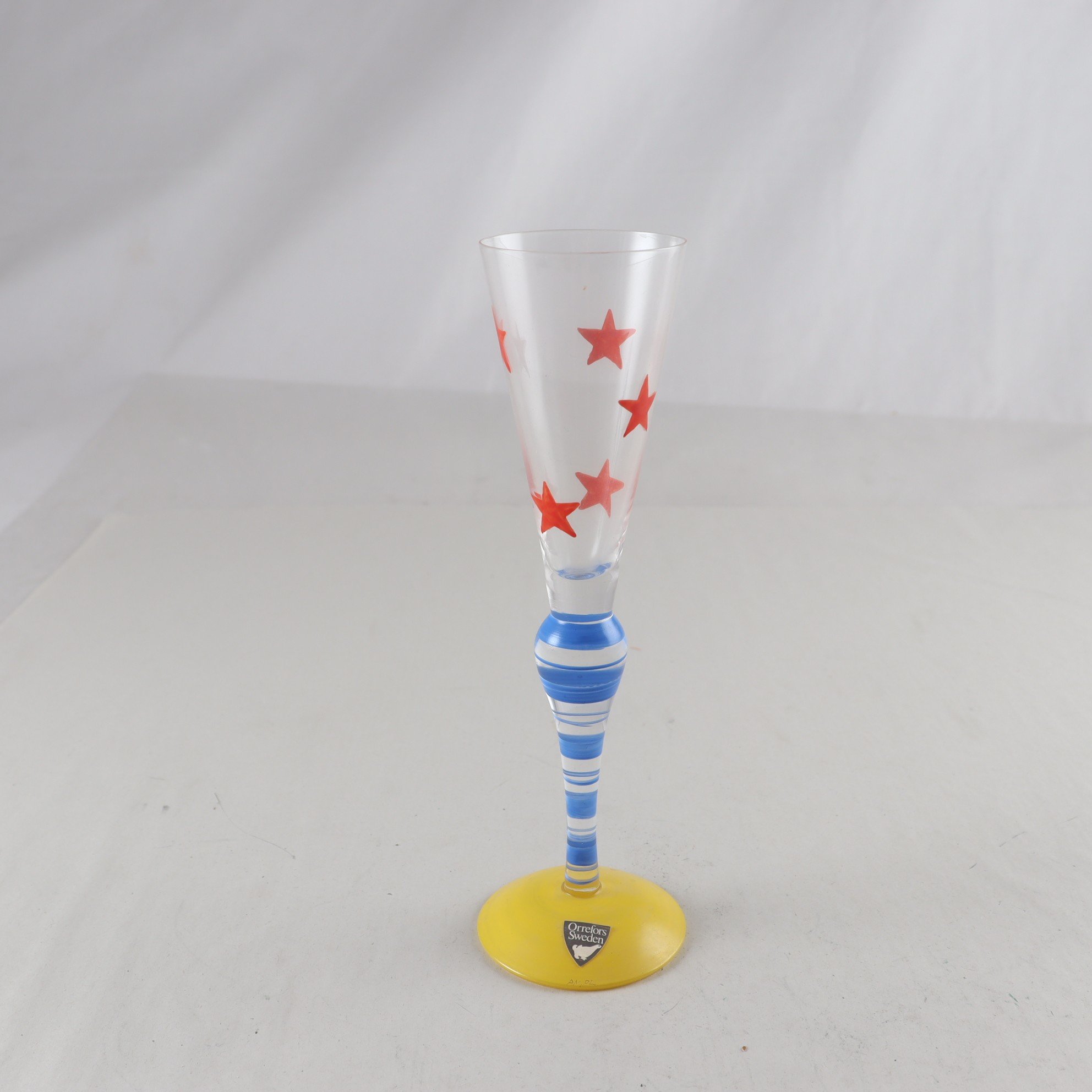 Snapsglas, ”Clown”, Anne Nilsson, Orrefors