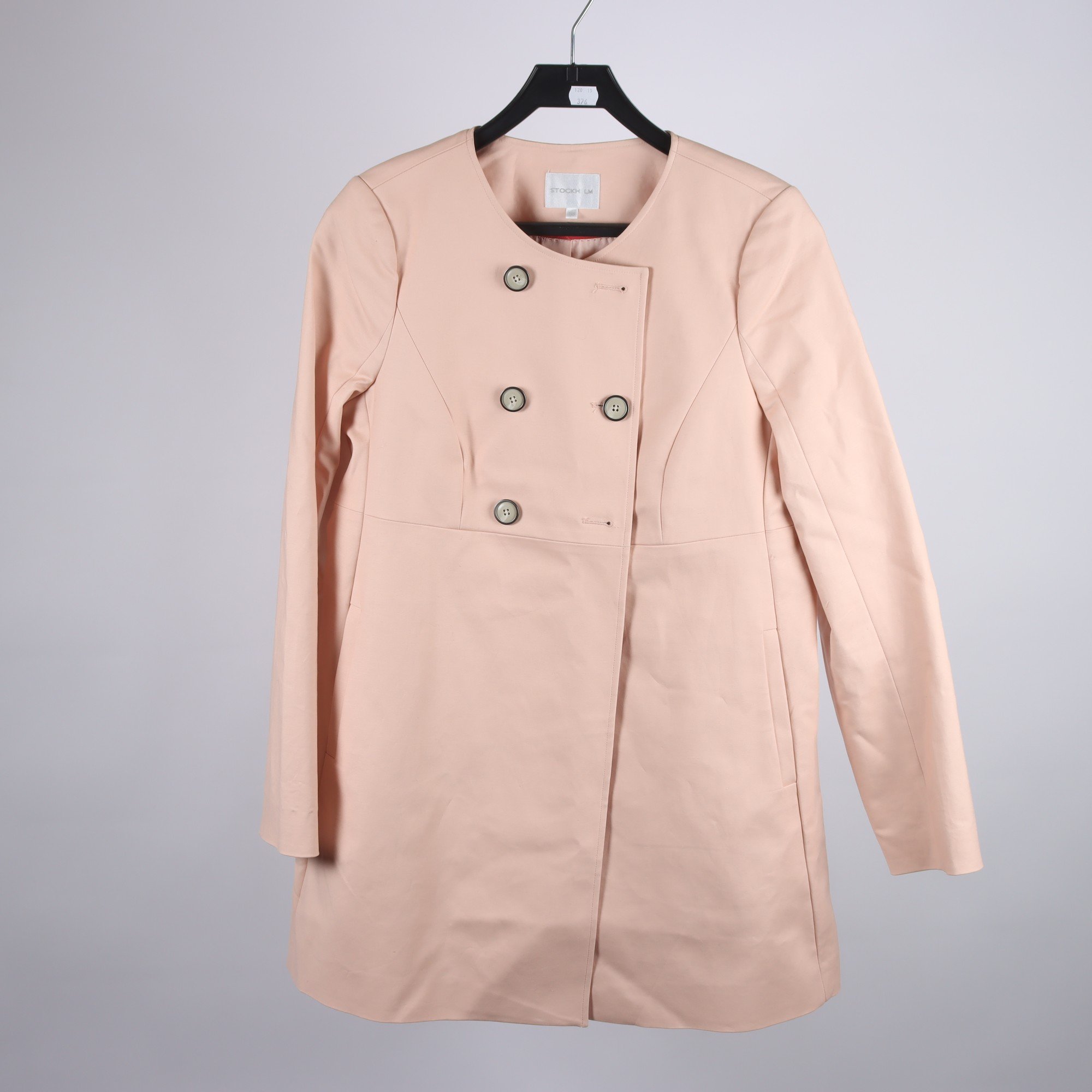 Sommarkappa, Stockh LM, aprikos, stl. 38.