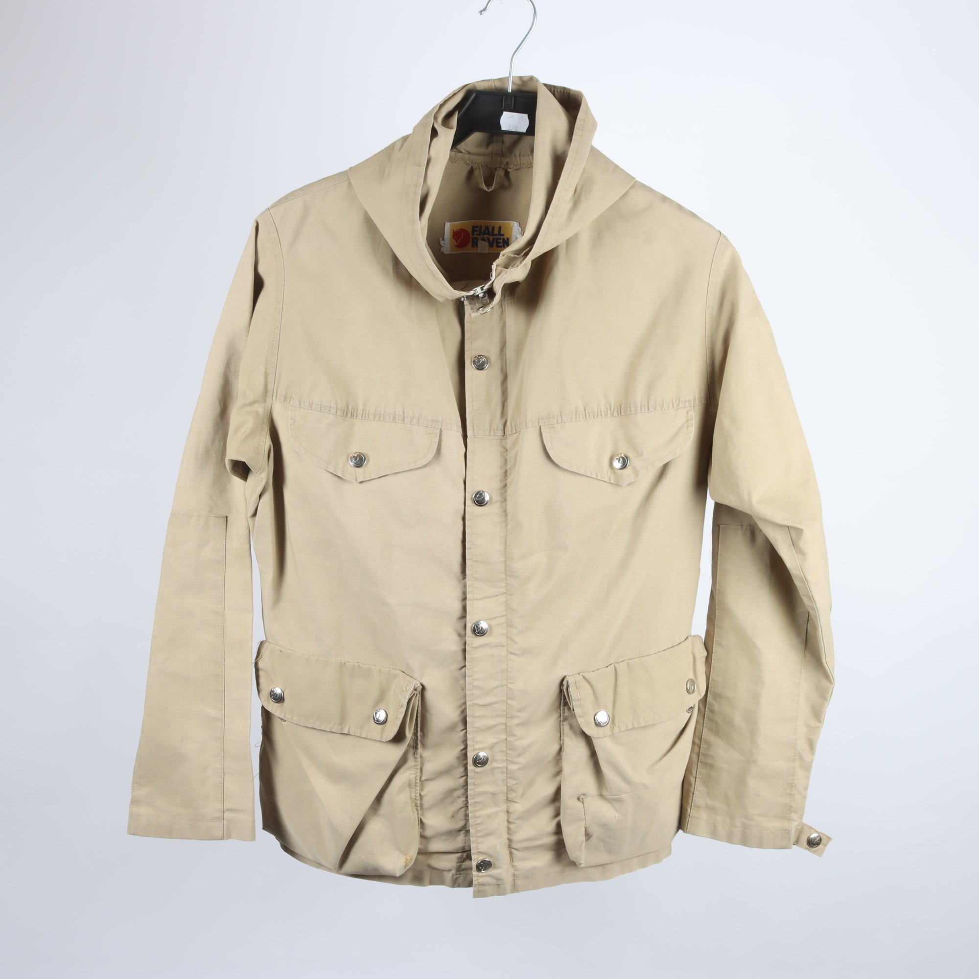 Friluftsjacka, Fjällräven, beige, stl. 40.