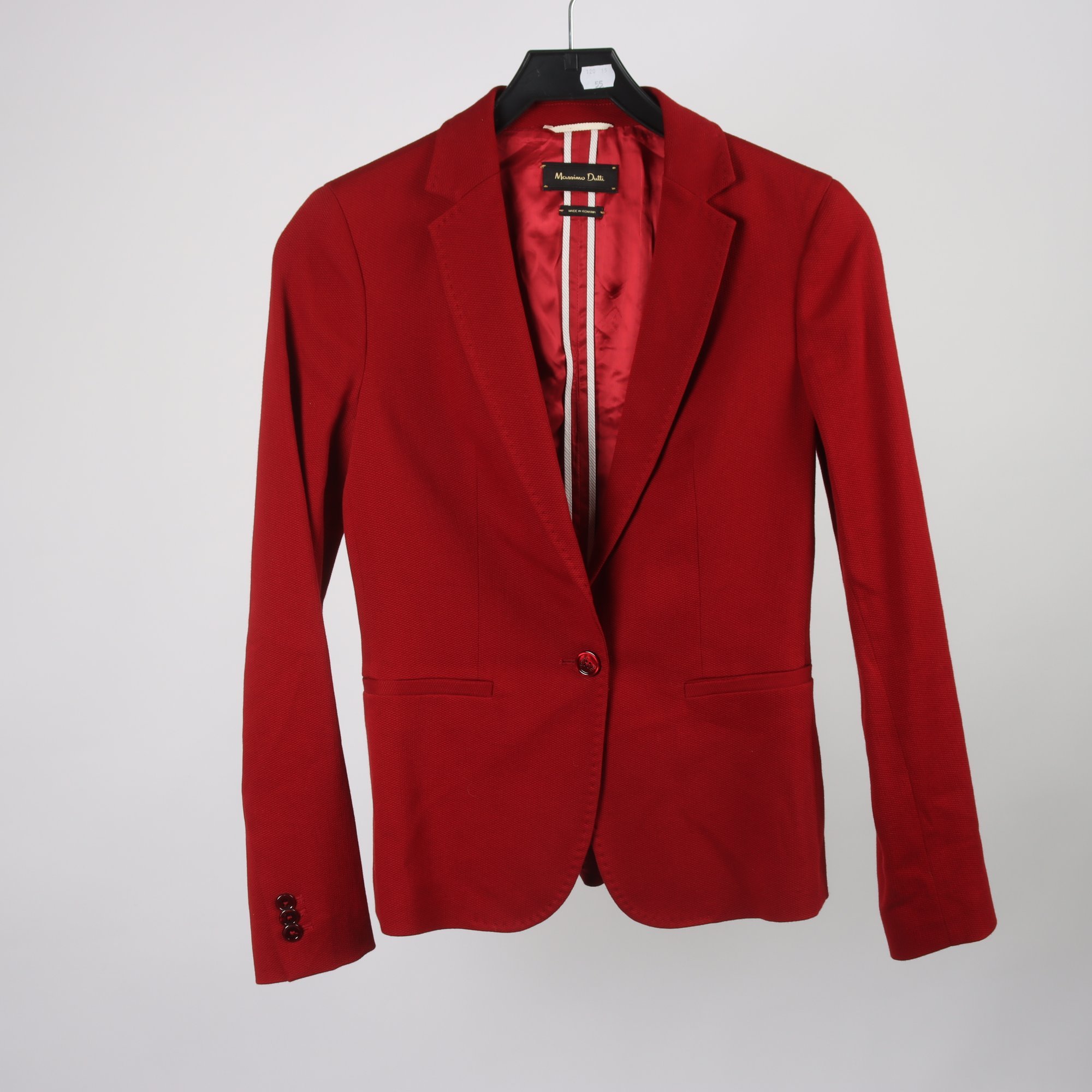 Kavaj, Massimo Dutti, röd, stl. 36