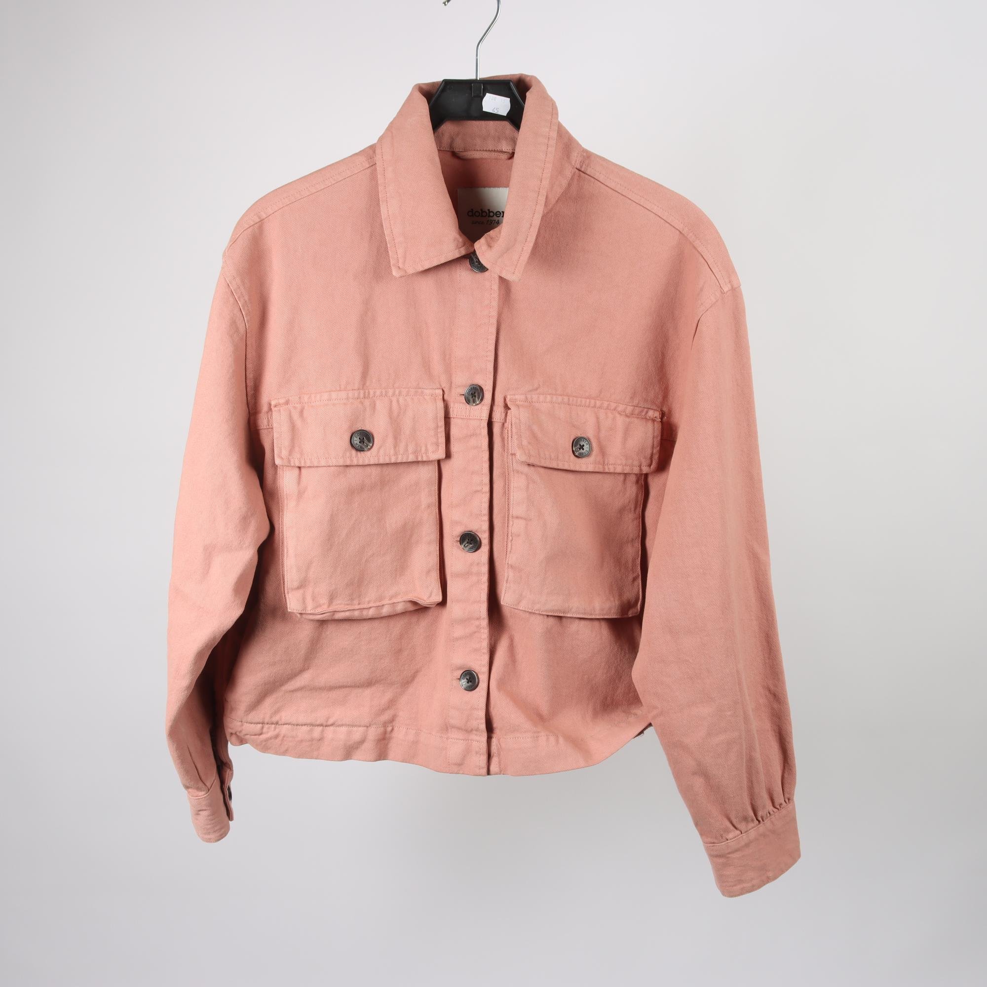 Jacka, Dobber, gammel rosa, denim, stl. M