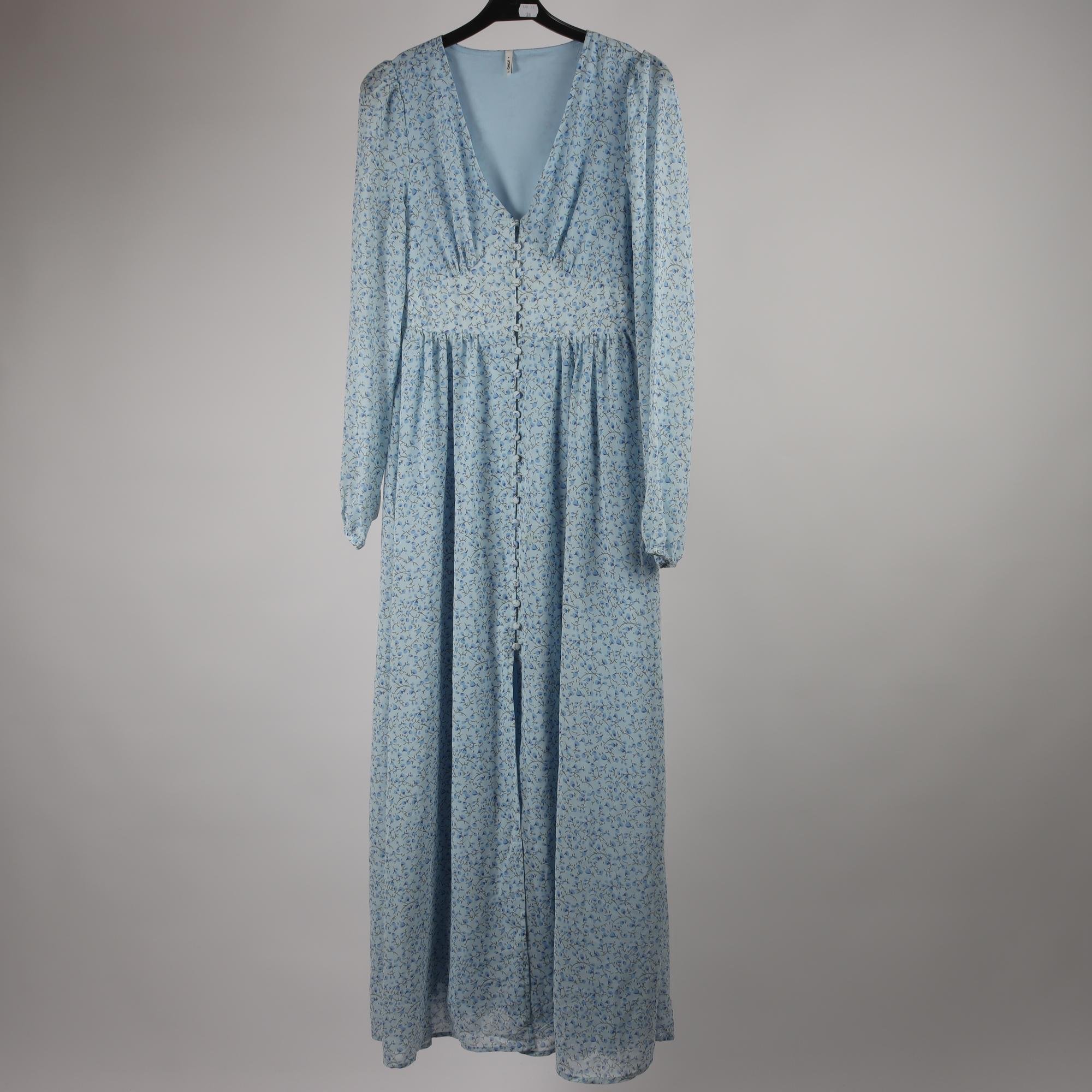 Klänning, Only, blå, stl. XS