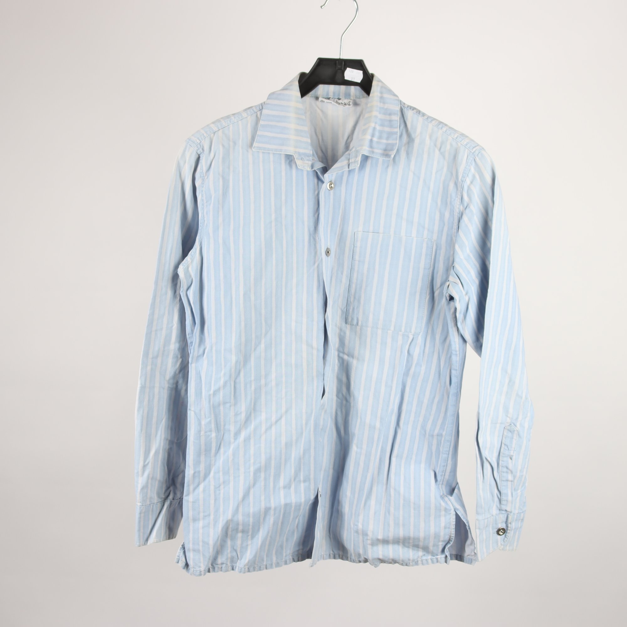 Skjorta, Marimekko, blå, vit, randig, stl. 40