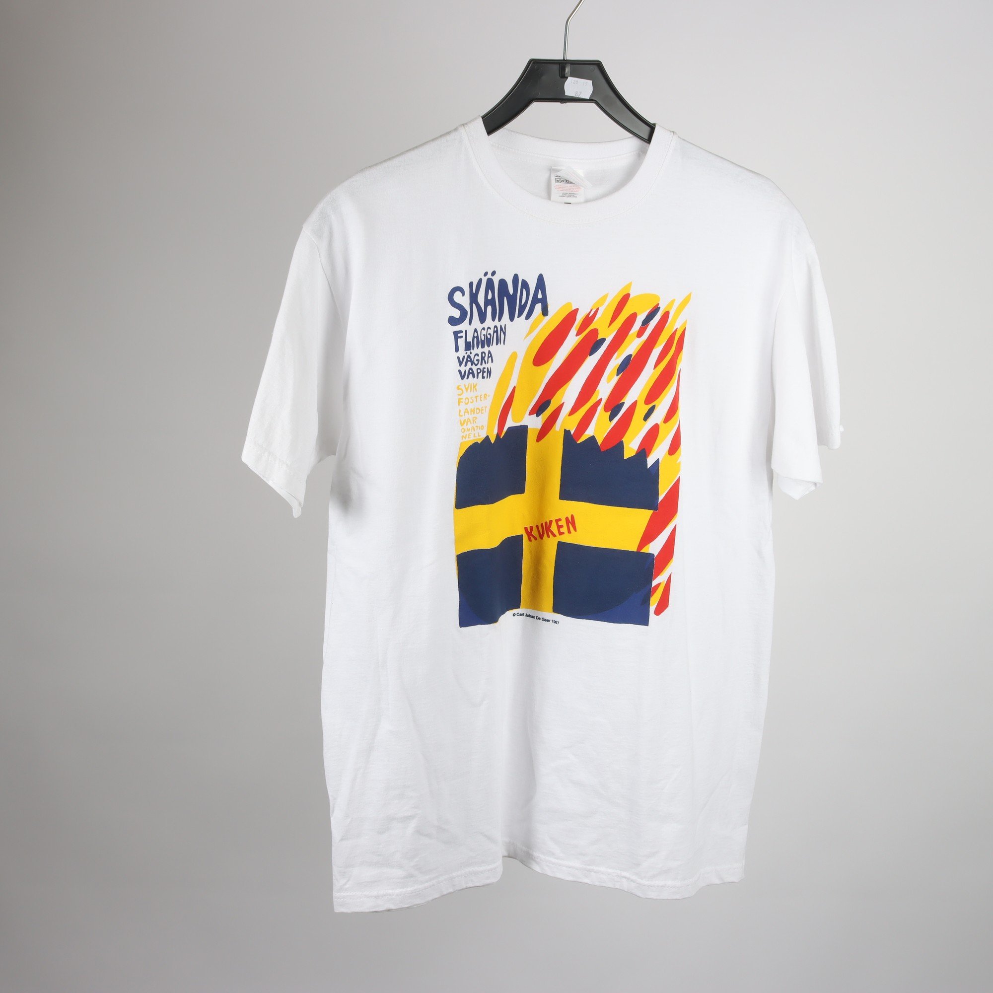 T-shirt, Carl Johan De Geer, vit, stl. L