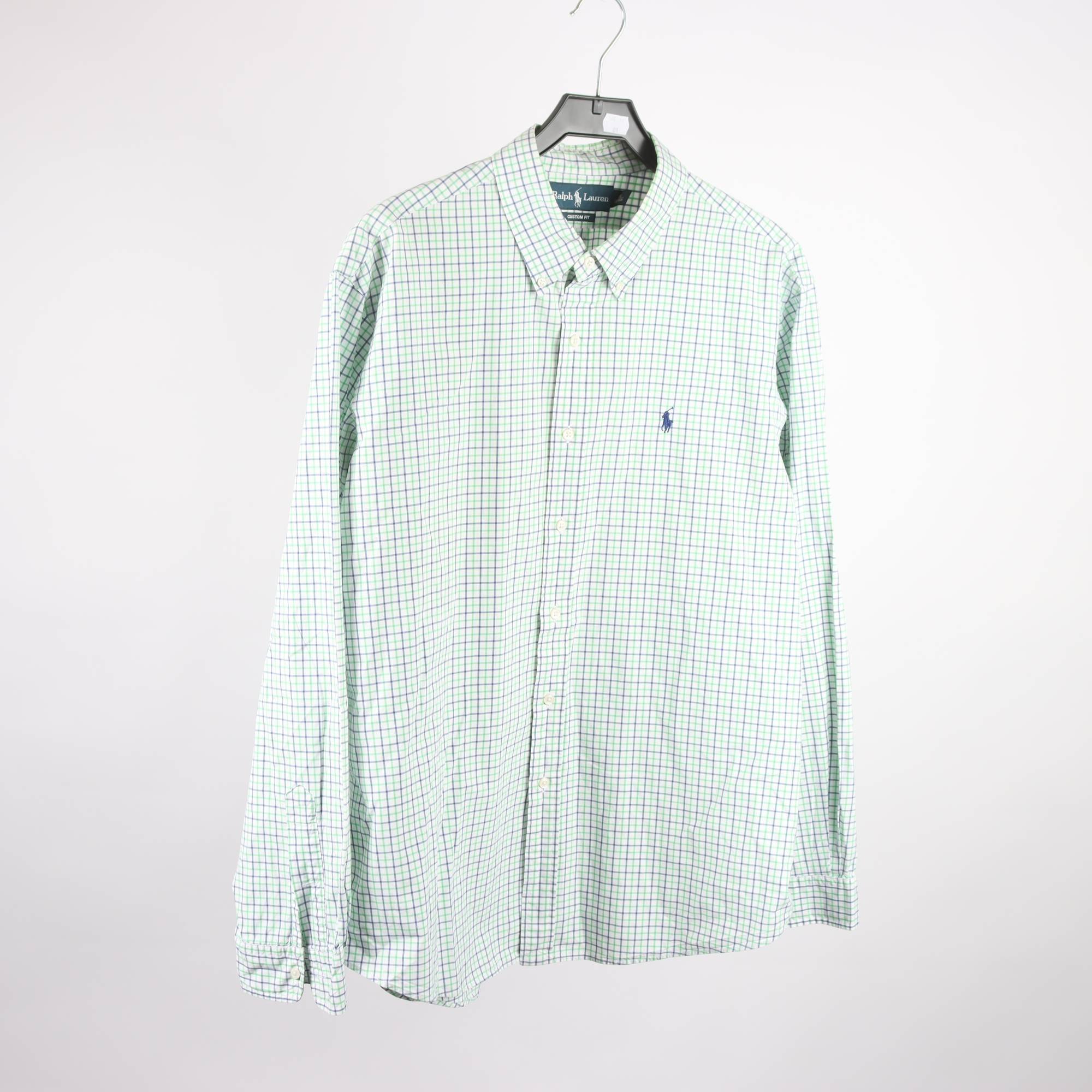 Skjorta, Ralph Lauren, grön, blå,vit, rutig, stl. XXL